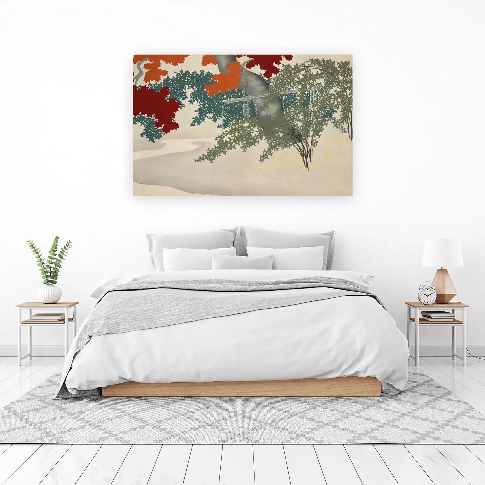 Japanese Autumn Park Wall Art