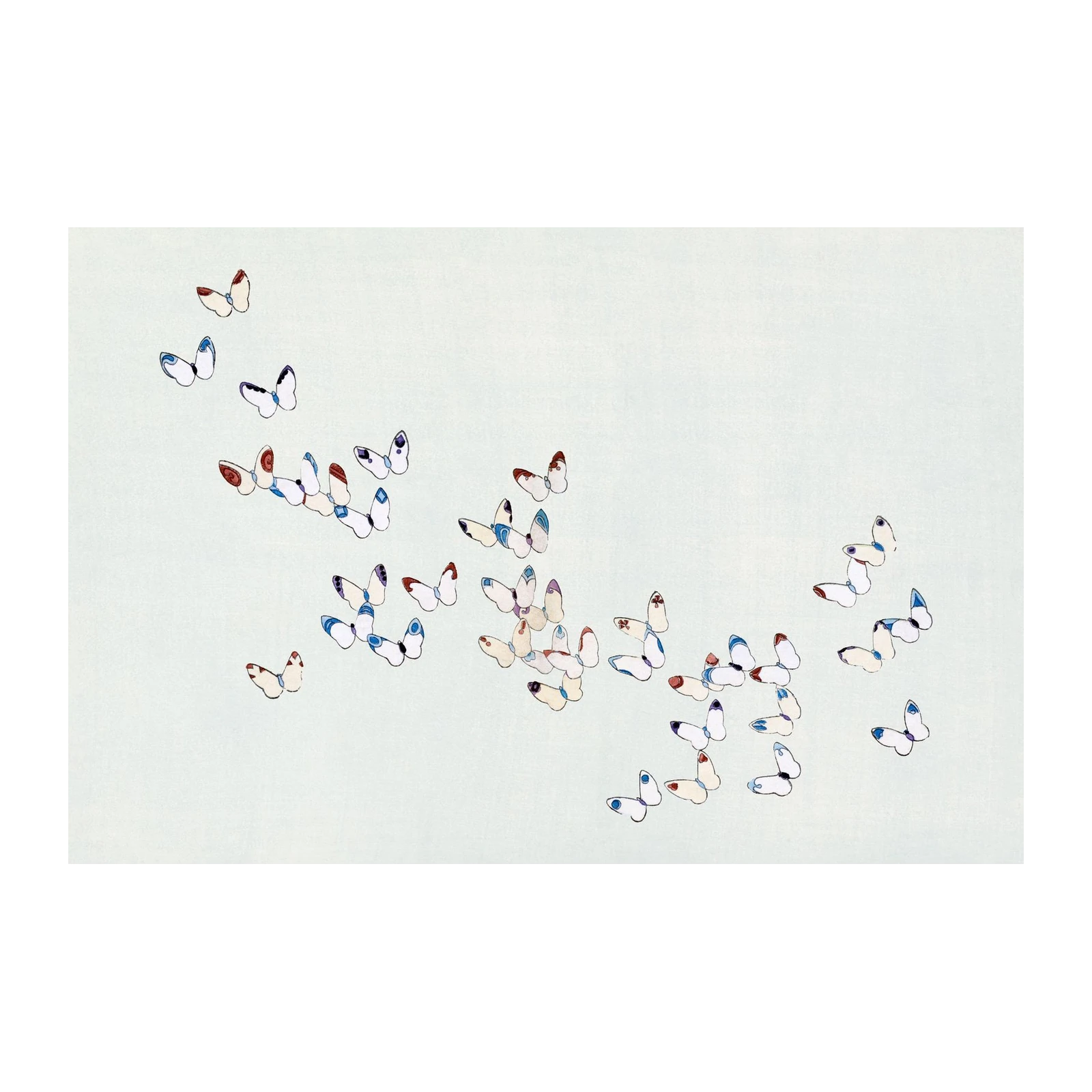 Elegant Butterfly Swarm Wall Art
