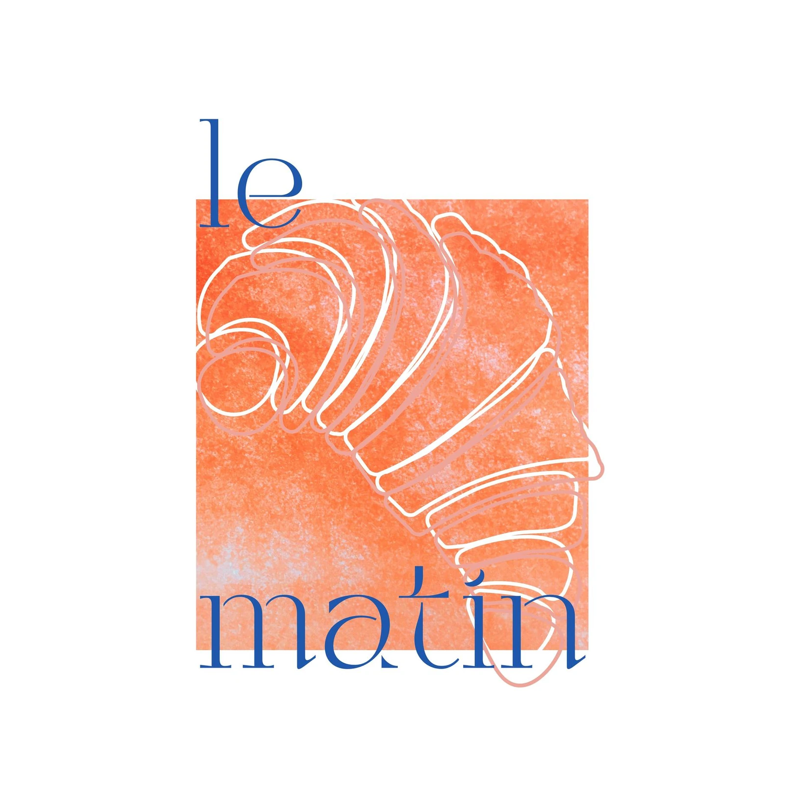 Morning French Croissant Art Wall Art