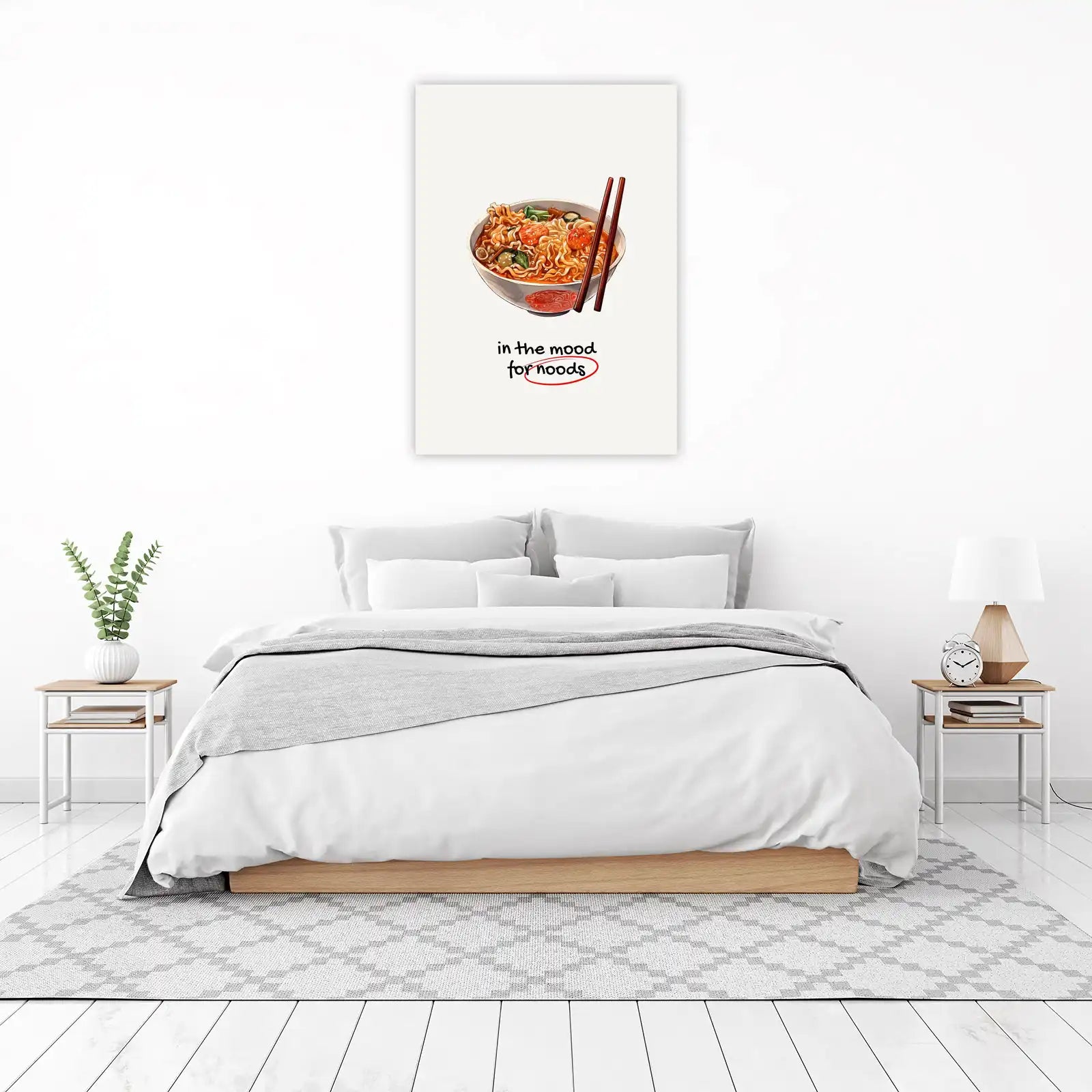 Noodle Bowl Art Wall Art for Food Lovers