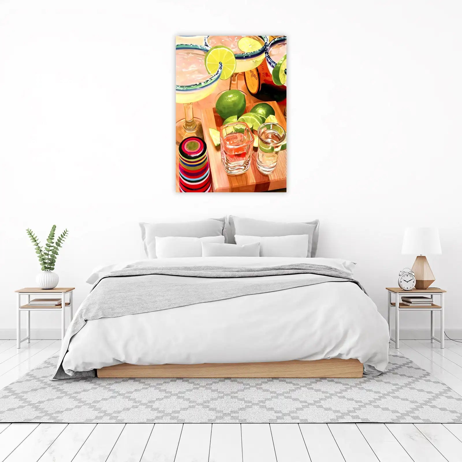 Vibrant Margarita & Tequila Sunset Wall Art