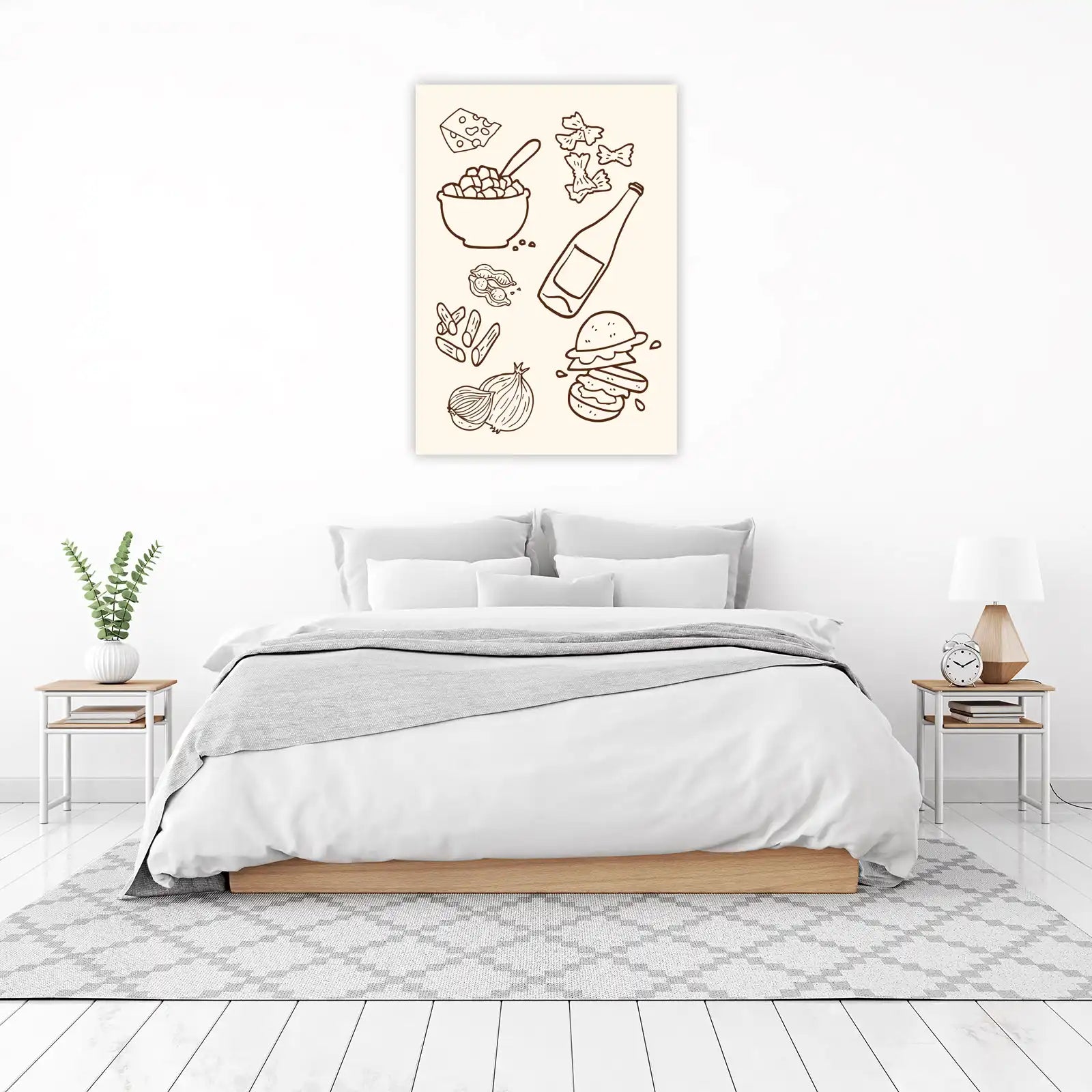 Whimsical Foodie Collage Wall Art