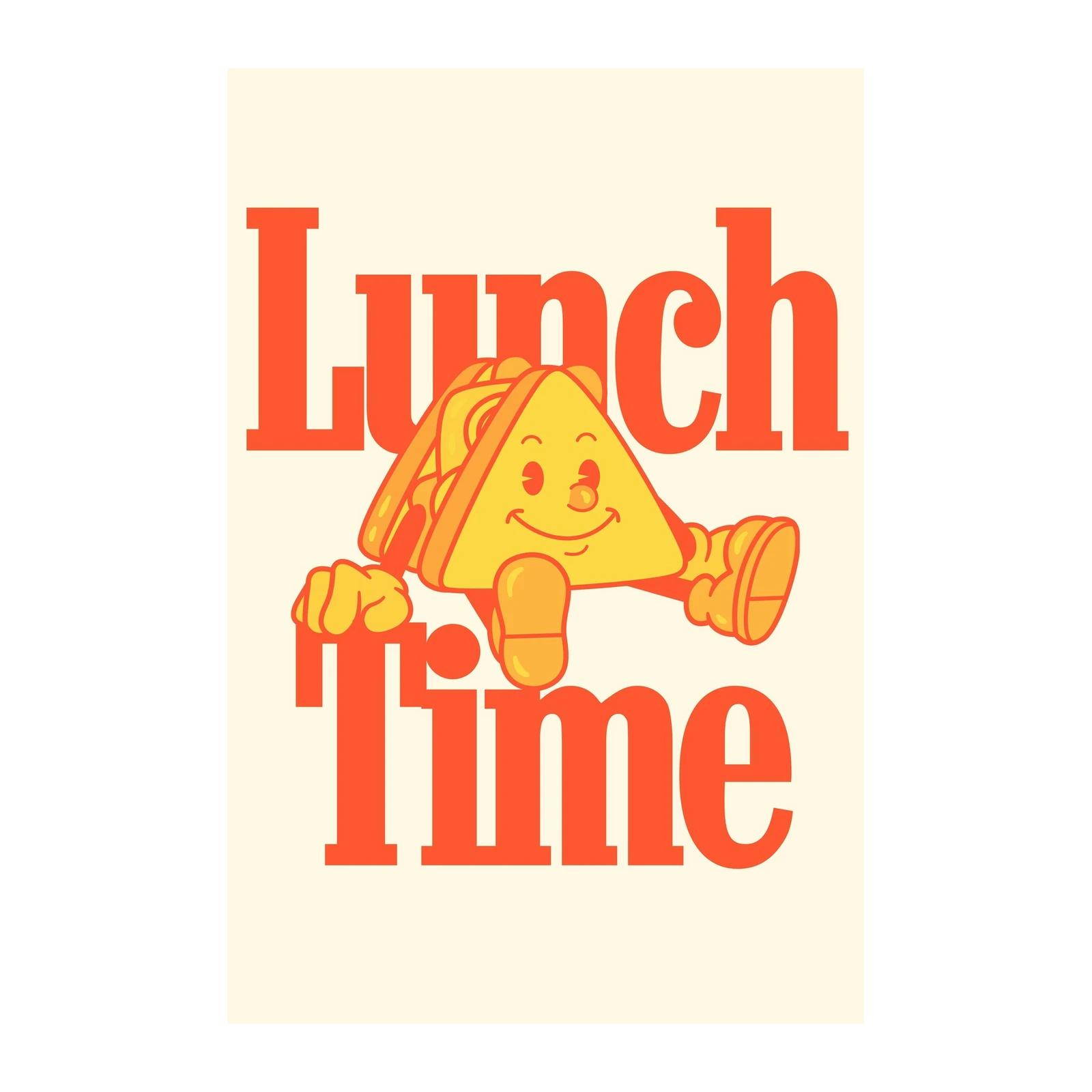 Retro Lunch Time Fun Wall Art