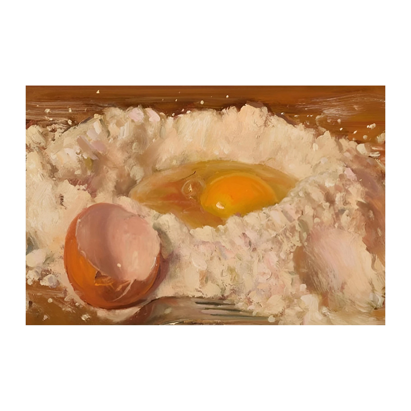 Farmhouse Kitchen Eggs & Flour Wall Art