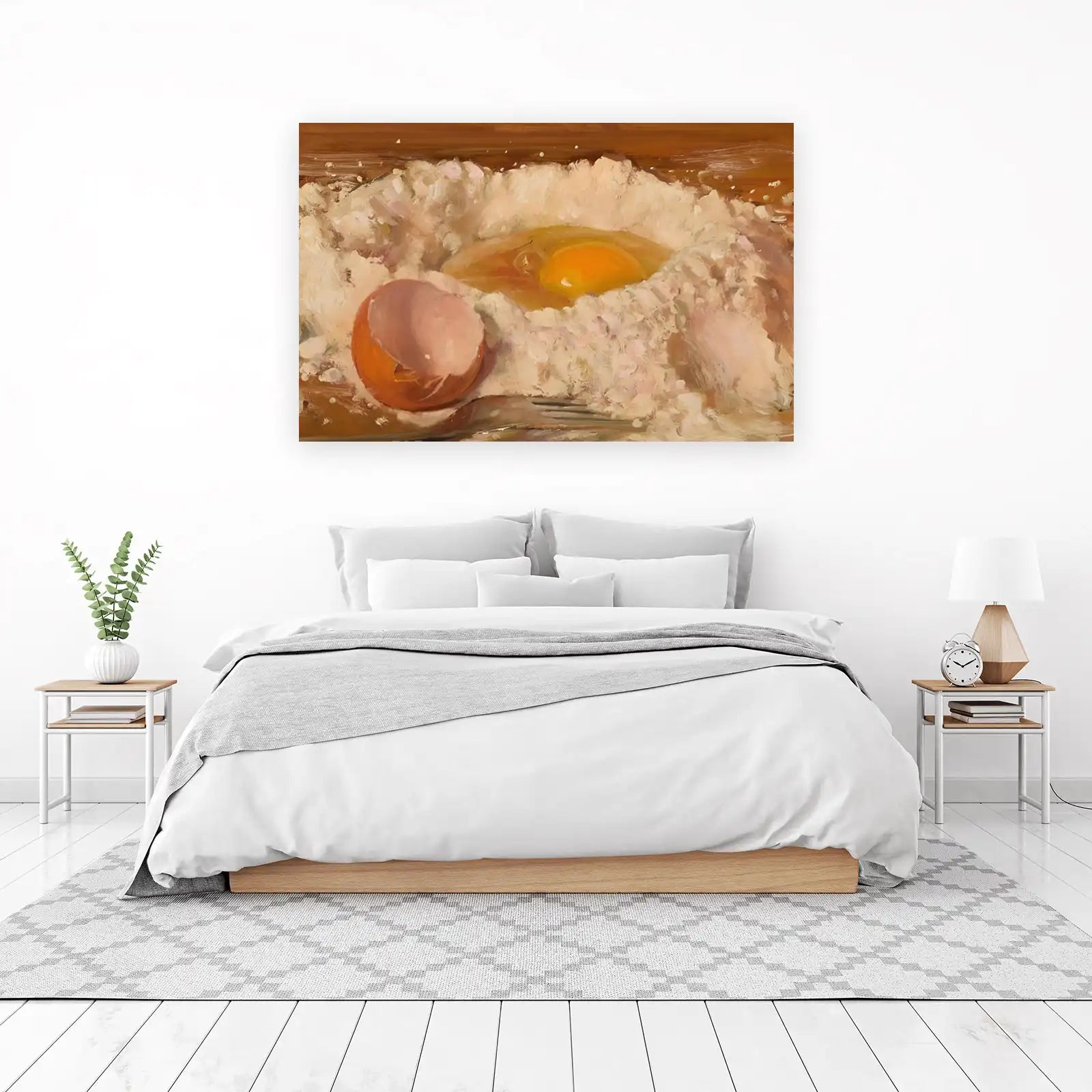 Farmhouse Kitchen Eggs & Flour Wall Art