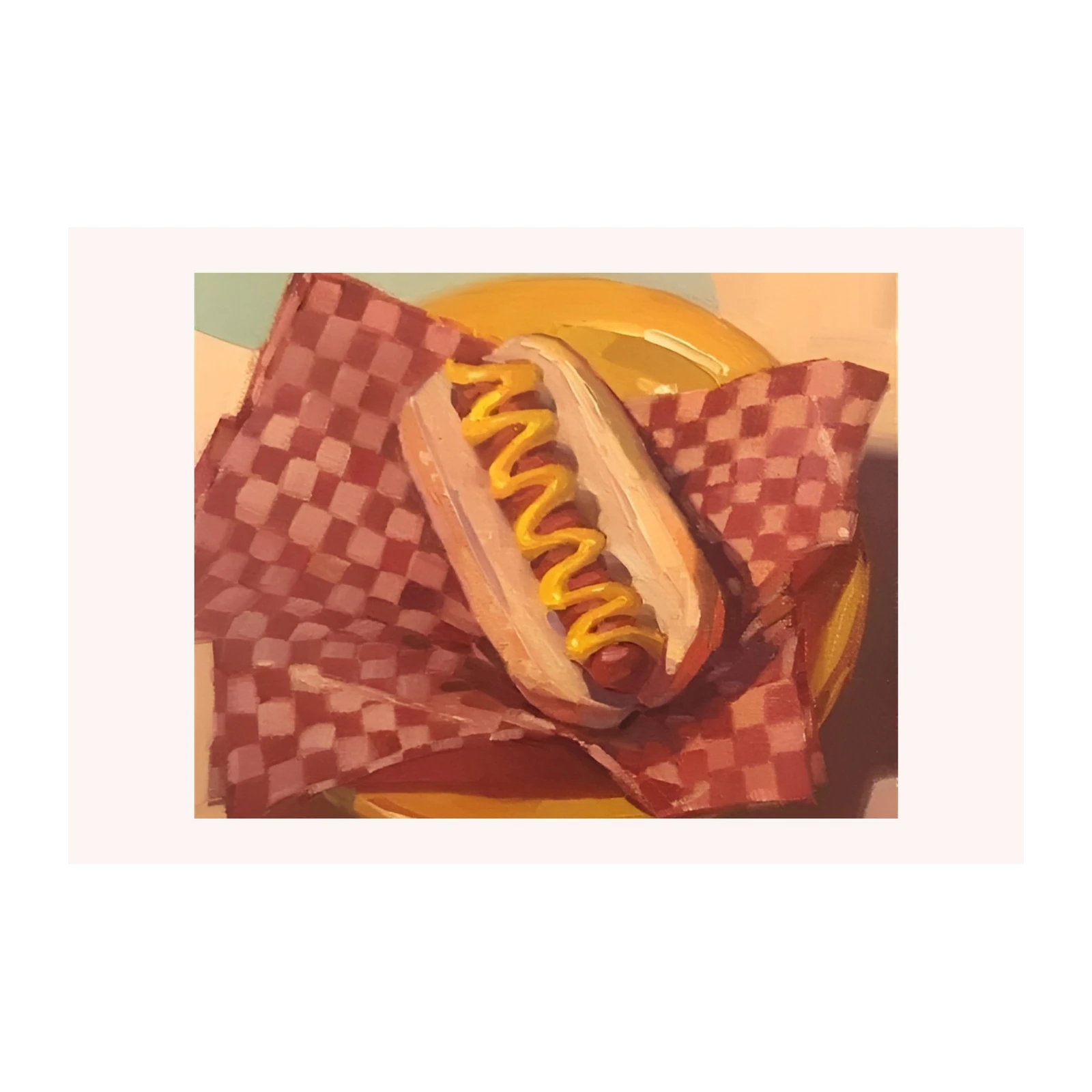 Gourmet Hot Dog Nostalgia Wall Art