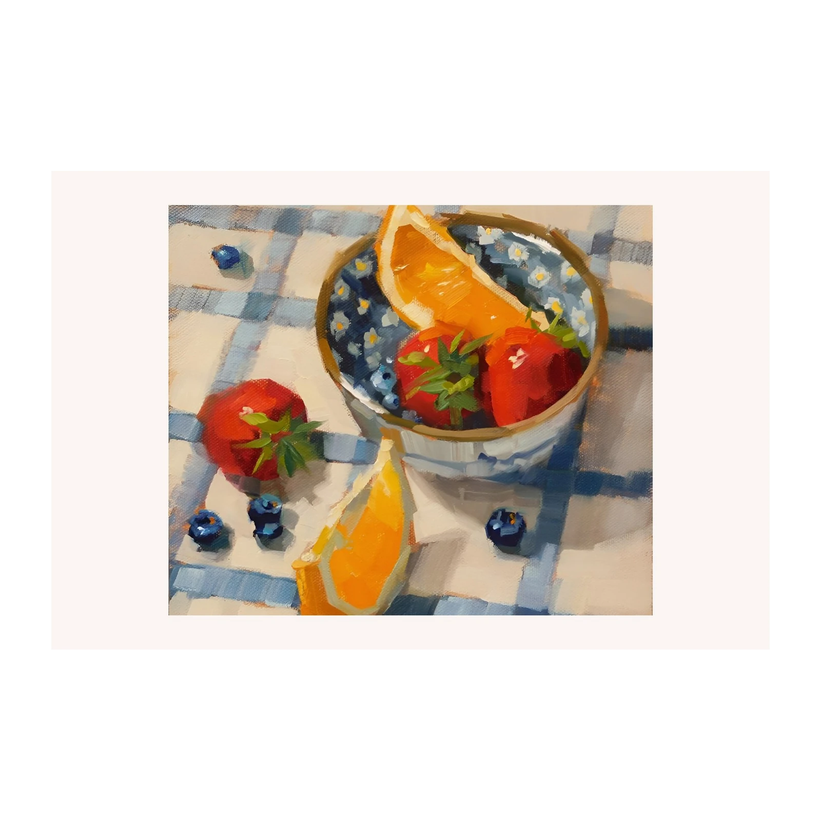 Vibrant Fruit Still Life Wall Art