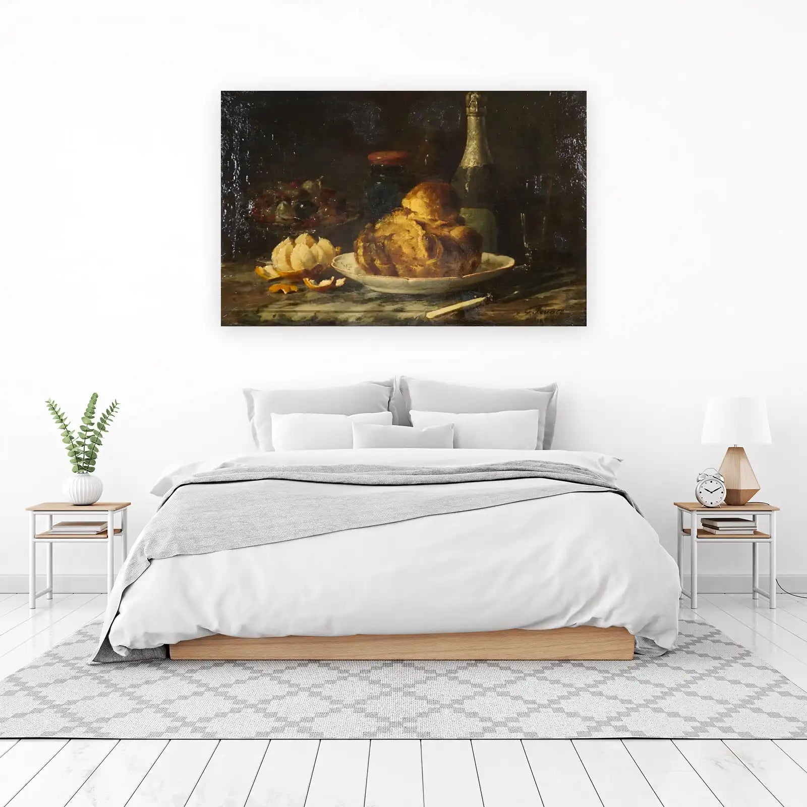 Gourmet Feast Still Life Wall Art