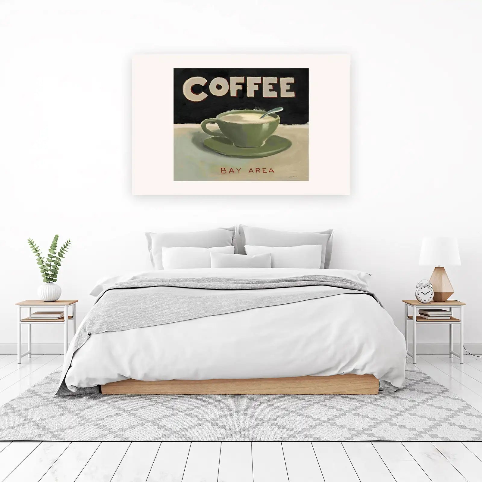 Bay Area Coffee Cup Wall Art