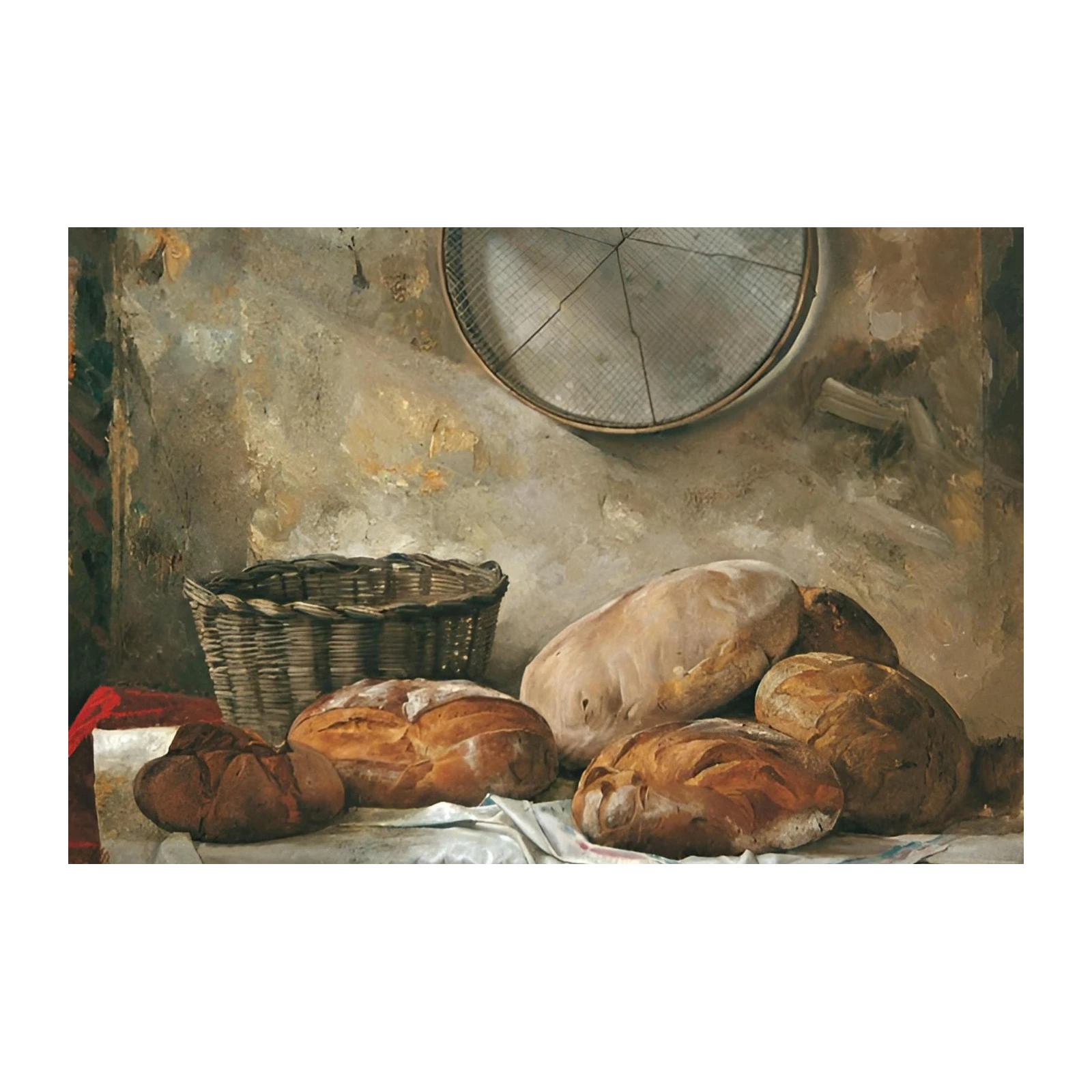 Rustic Bakery Still Life Wall Art