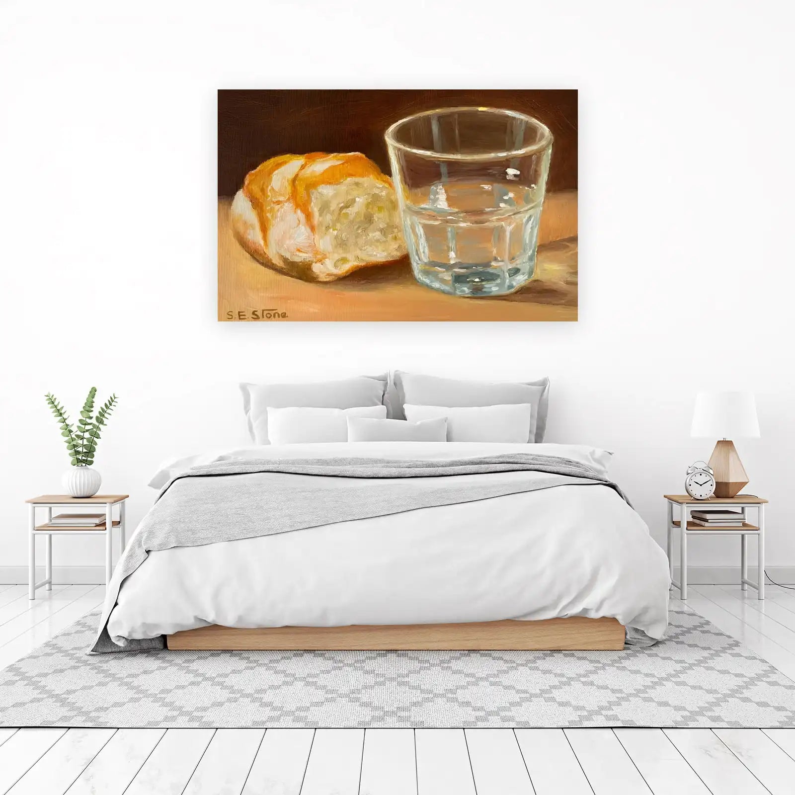 Simple Sustenance Bread & Water Wall Art