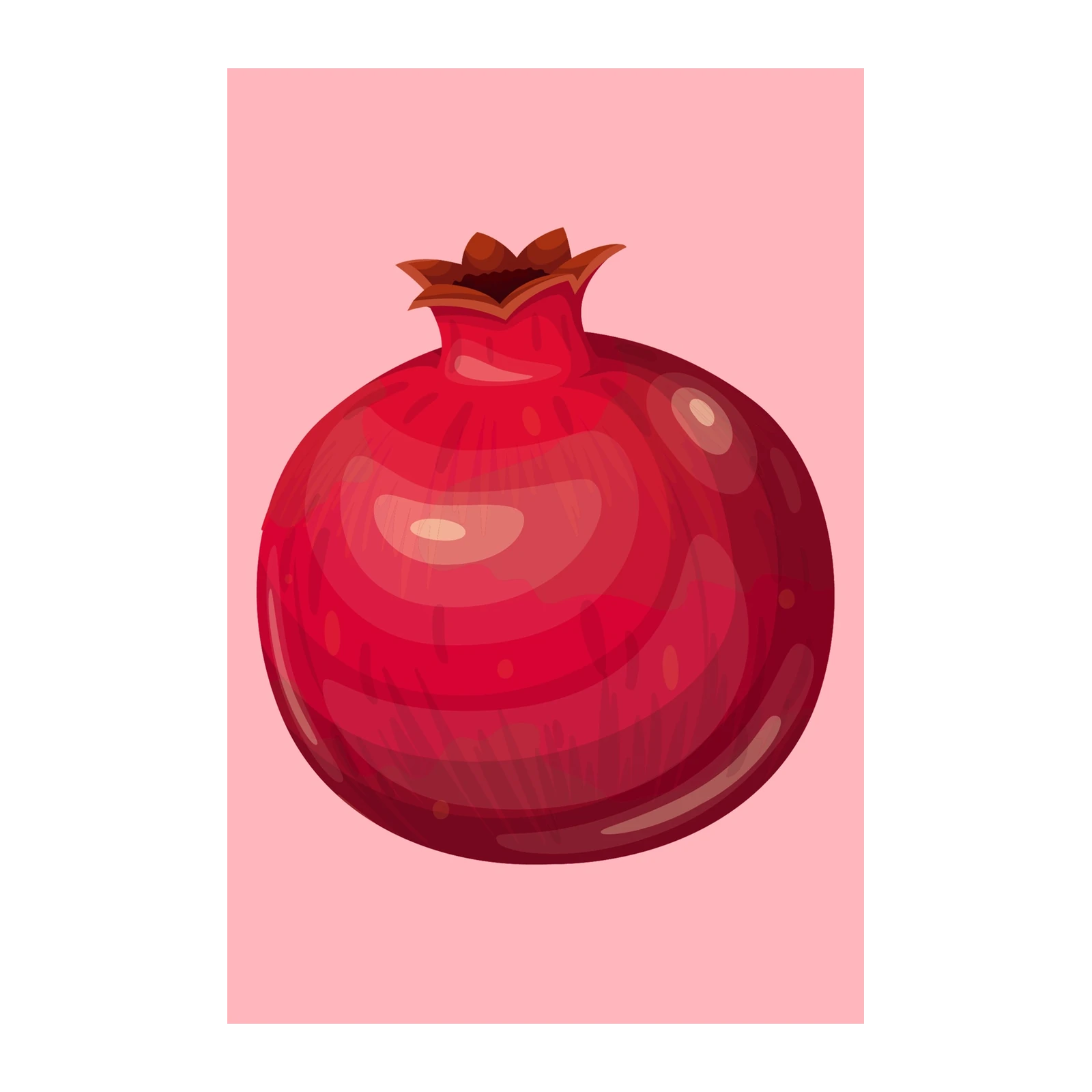 Vibrant Pomegranate Art Wall Art