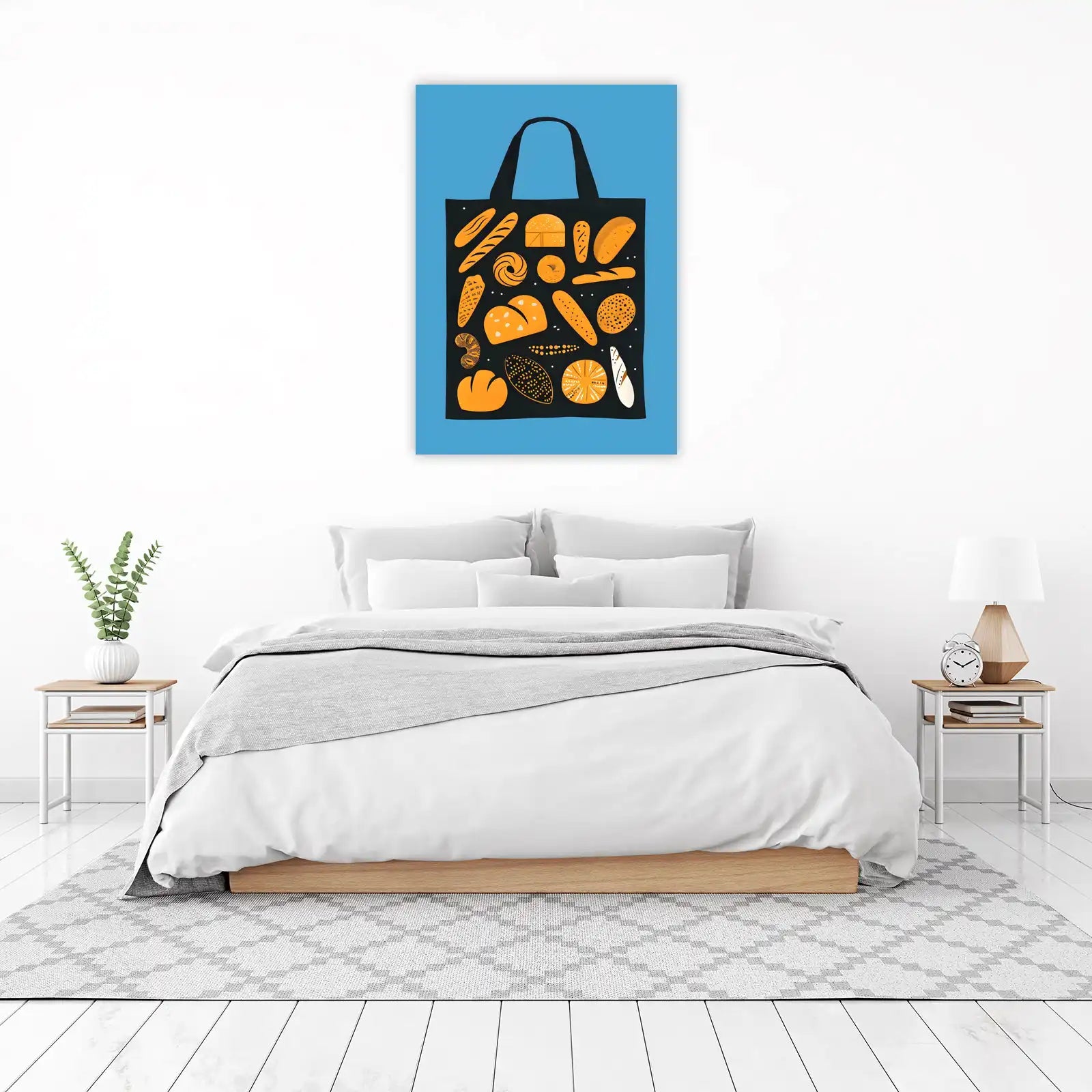Whimsical Bread Assortment Wall Art