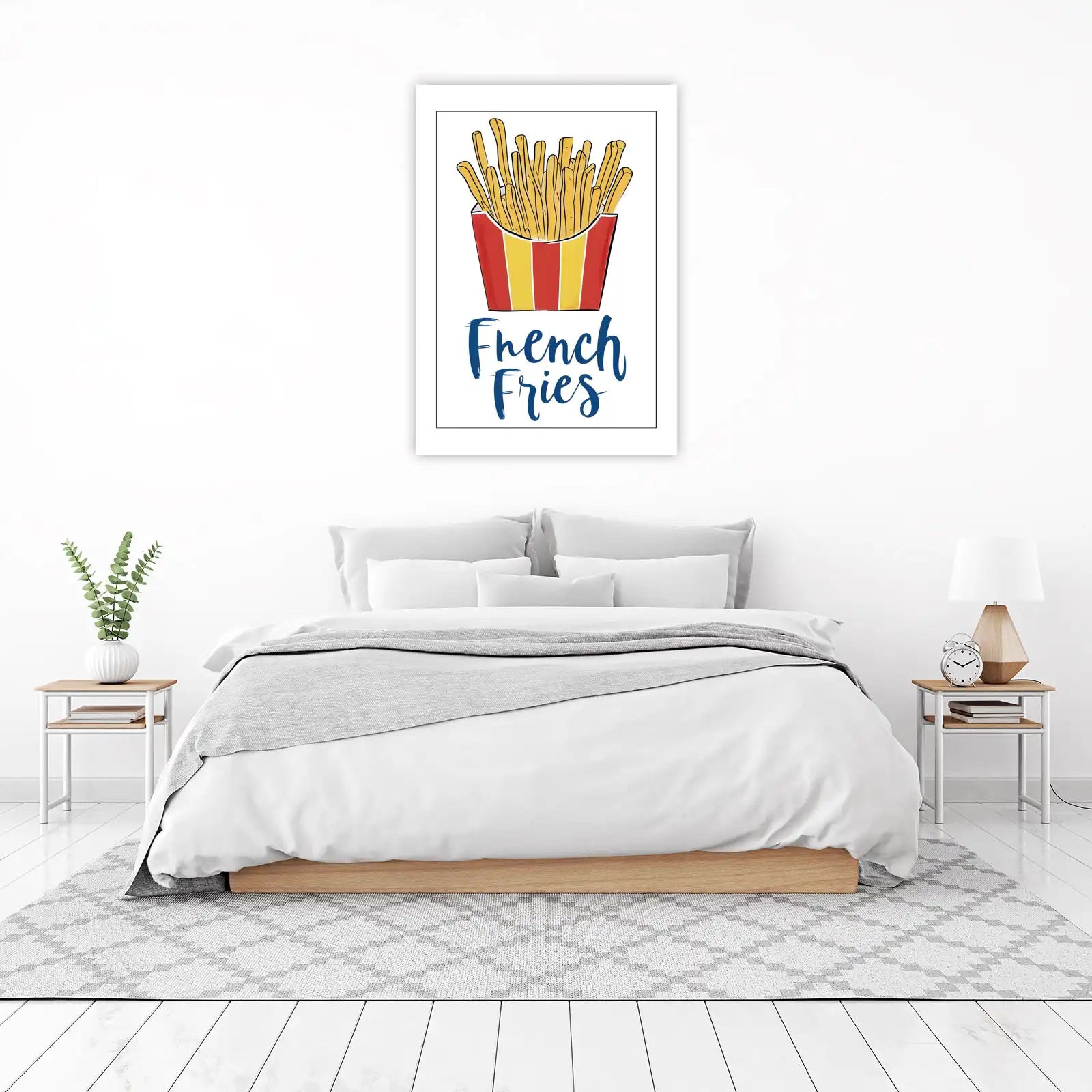 Fun French Fries Foodie Art Wall Art