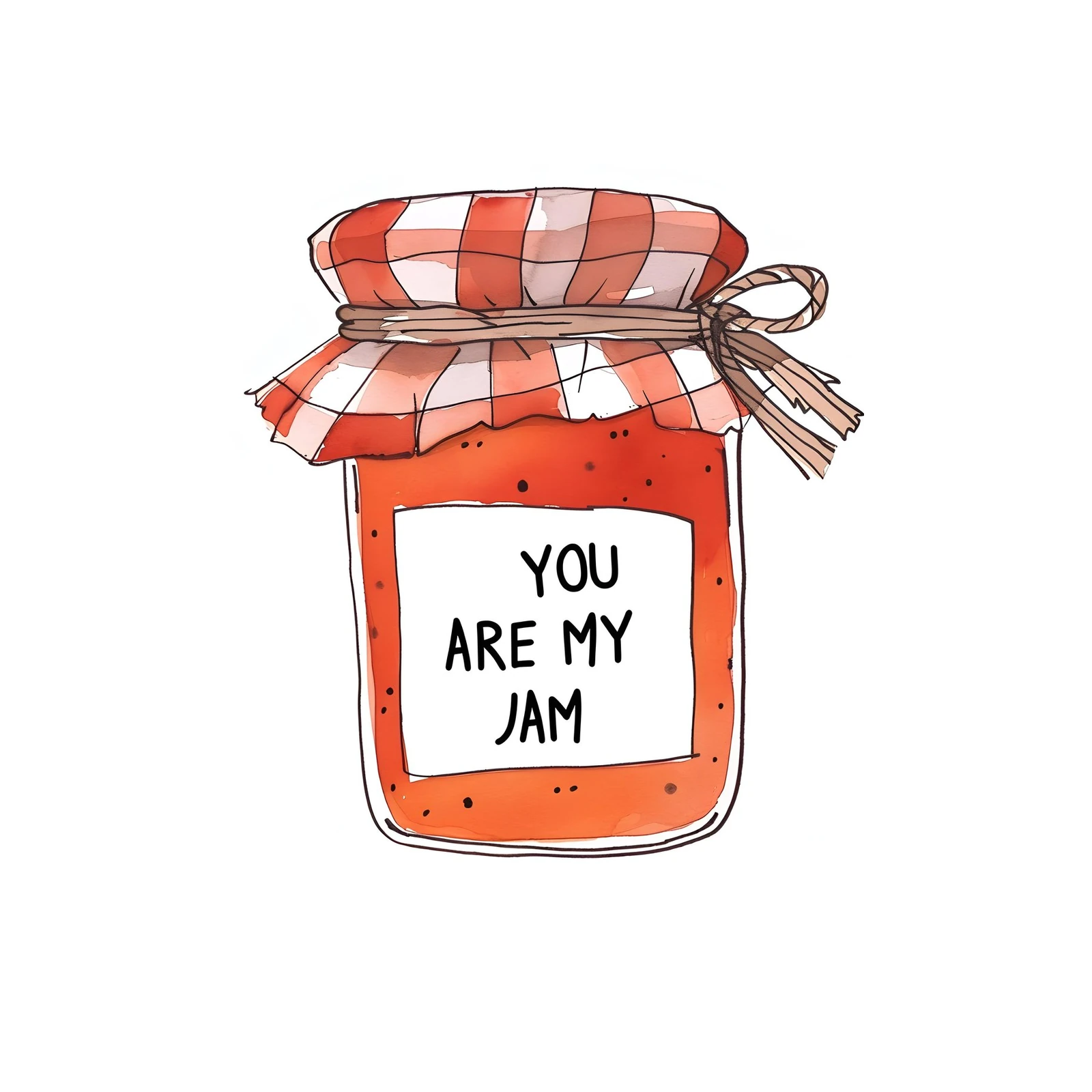You Are My Jam Watercolor Art Wall Art