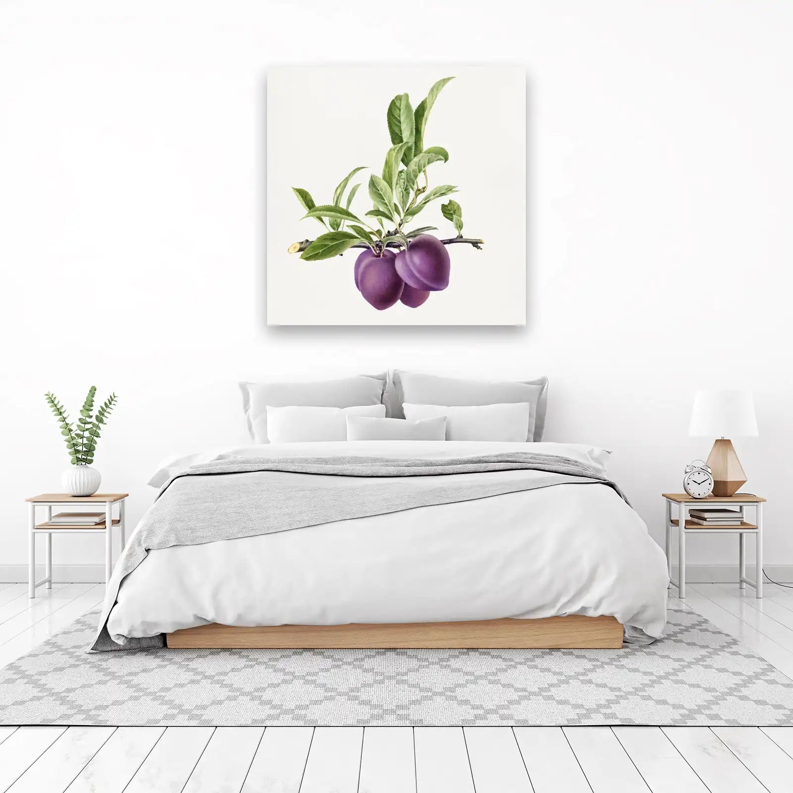 Botanical Plum Branch Wall Art