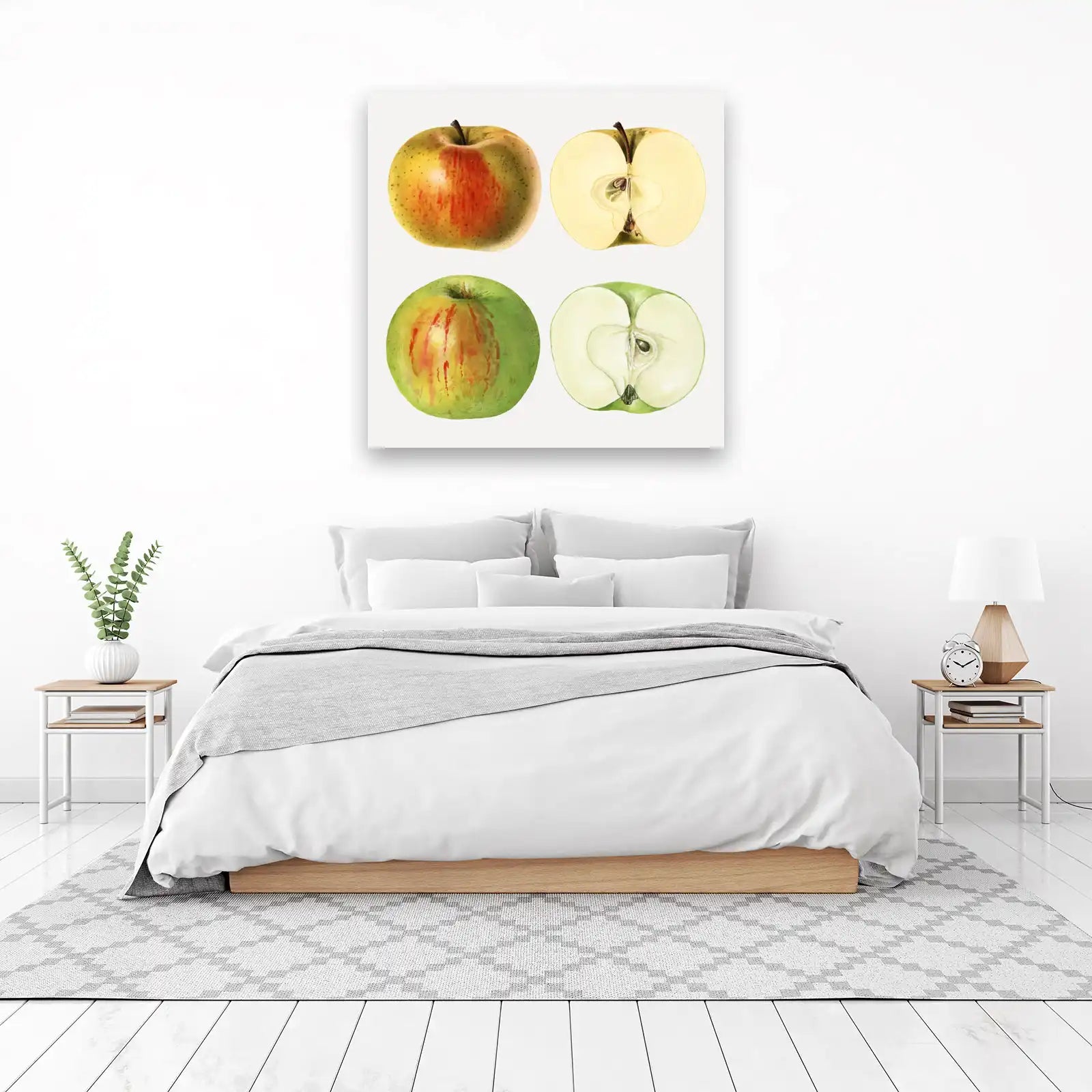Vintage Apples Botanical Art Wall Art