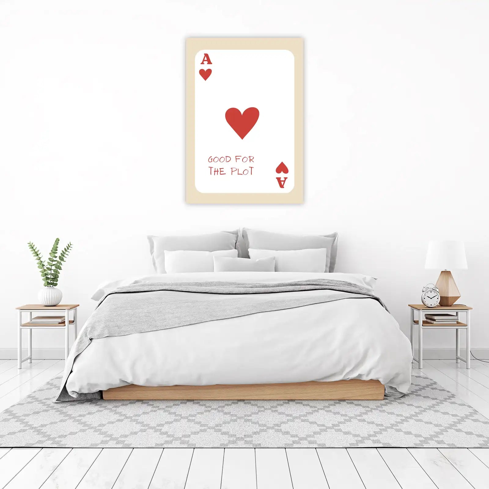 Ace of Hearts "Good For The Plot" Wall Art