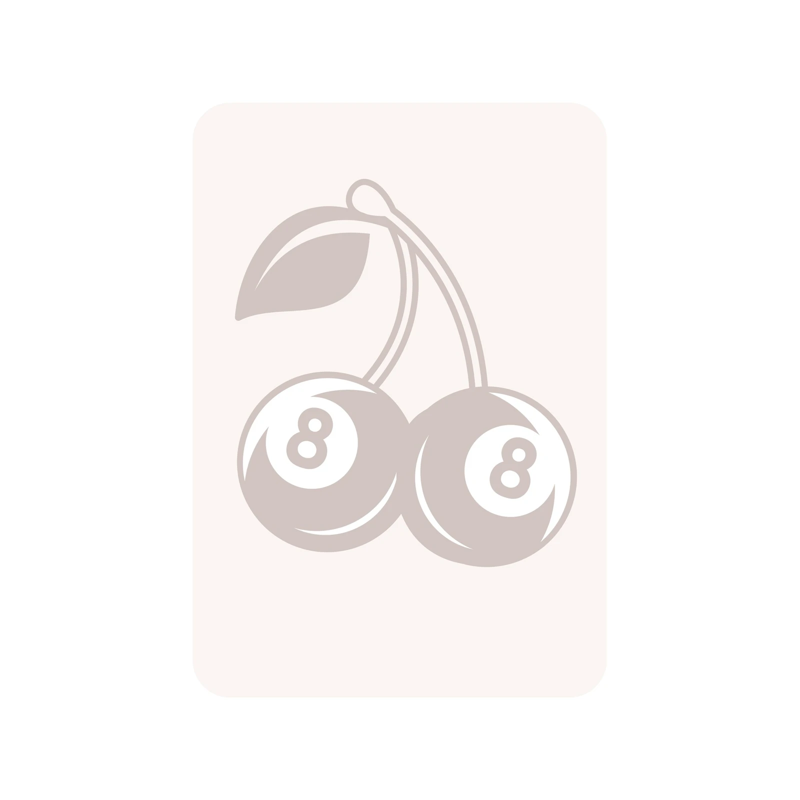 Lucky Cherries 8 Ball Art Wall Art