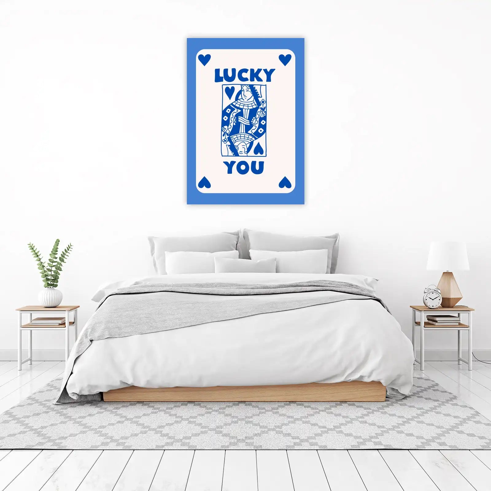 Lucky You Queen of Hearts Wall Art
