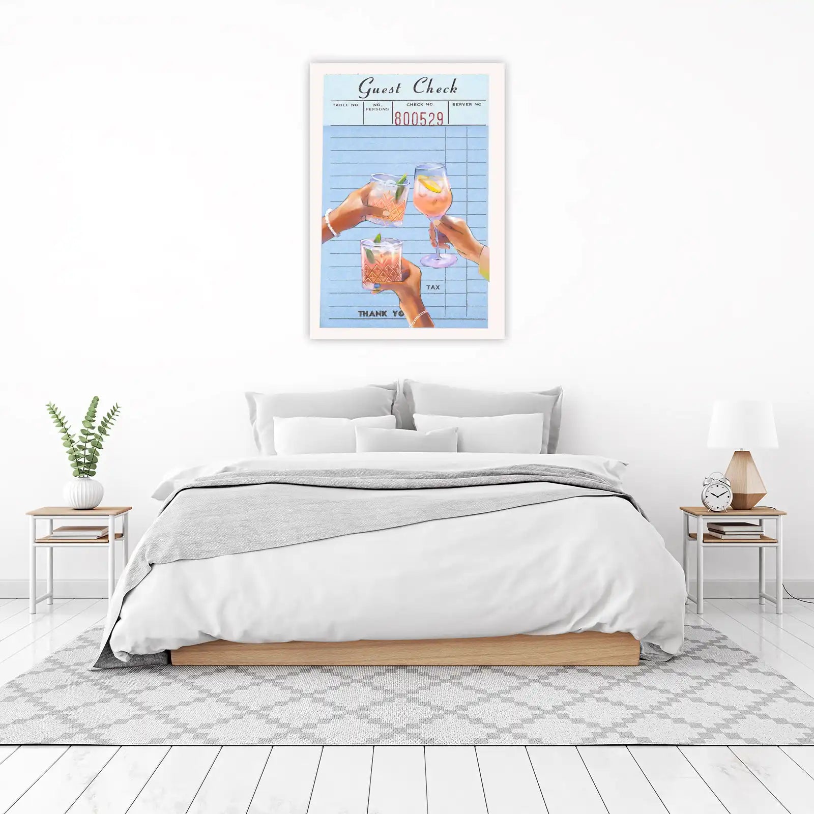 Cheers to Good Times Guest Check Wall Art