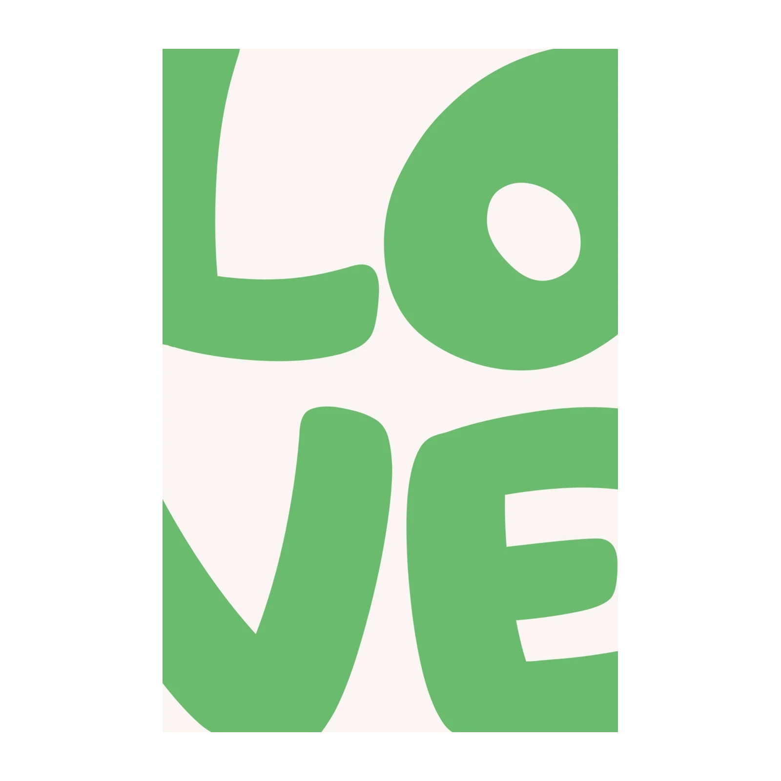 Vibrant Love Word Art Wall Art