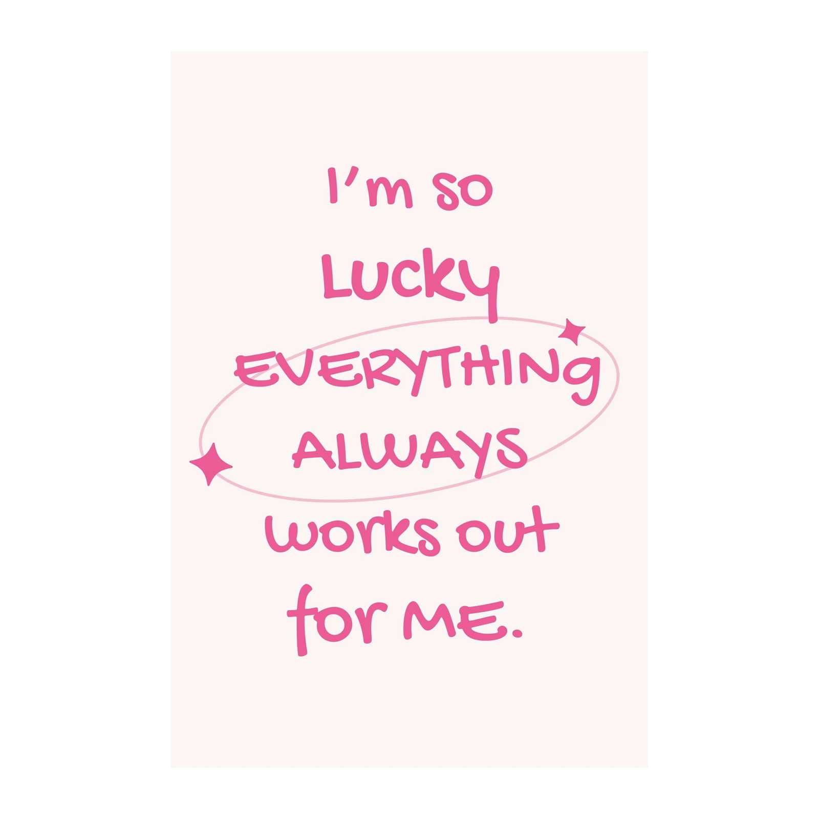 Lucky & Positive Vibes Aura Wall Art