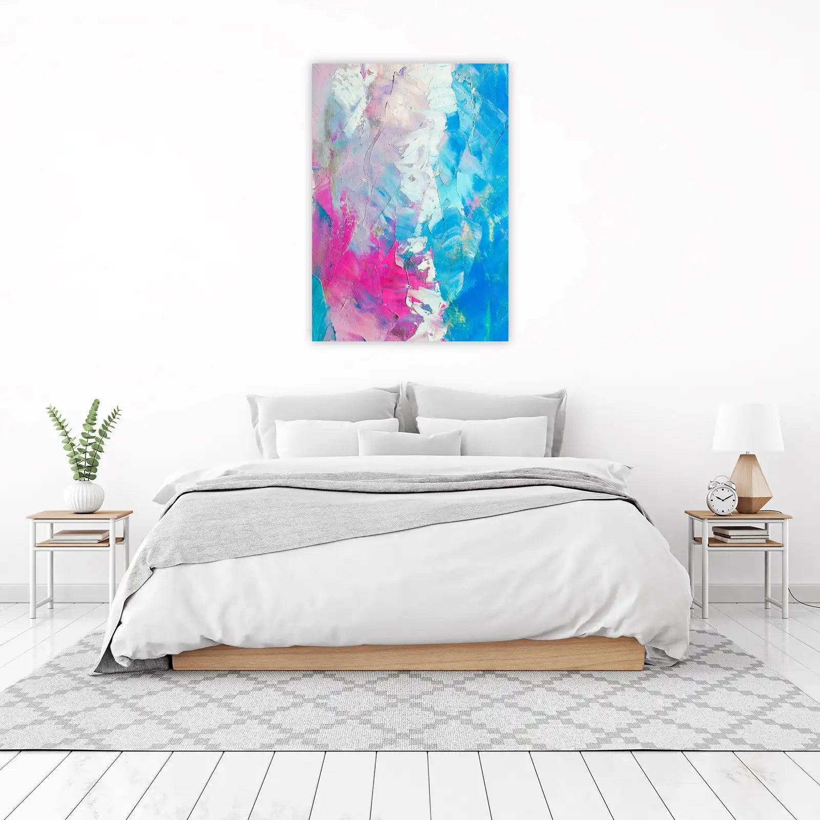 Vibrant Abstract Swirls Wall Art
