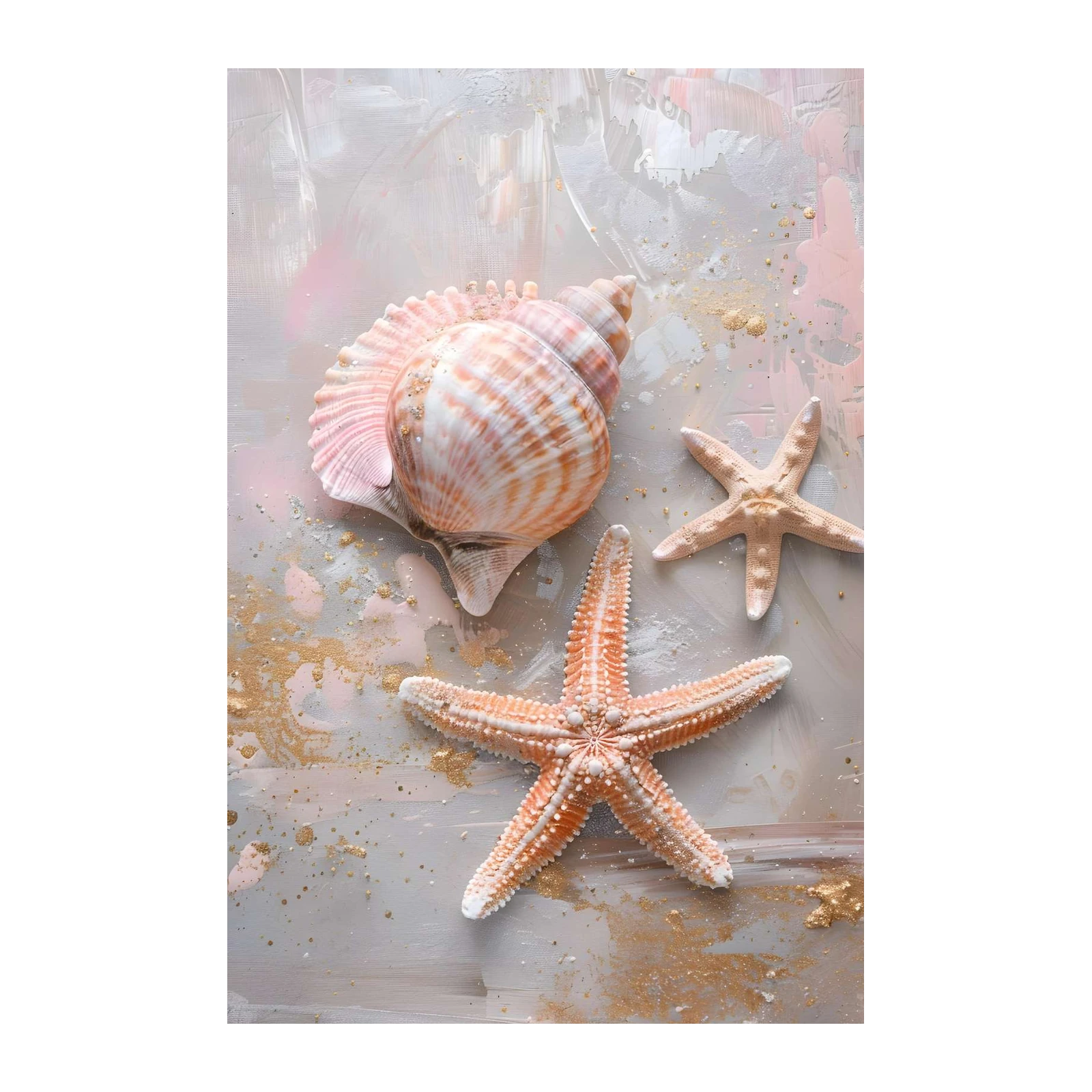 Seashells & Starfish Beach Bliss Wall Art