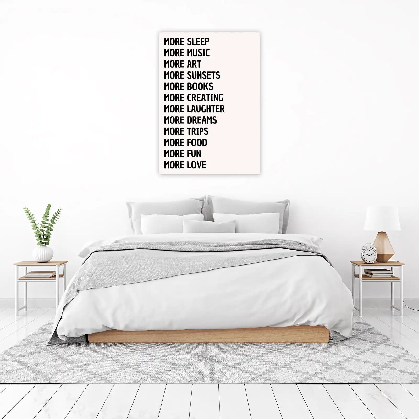 More Joyful Living List Wall Art