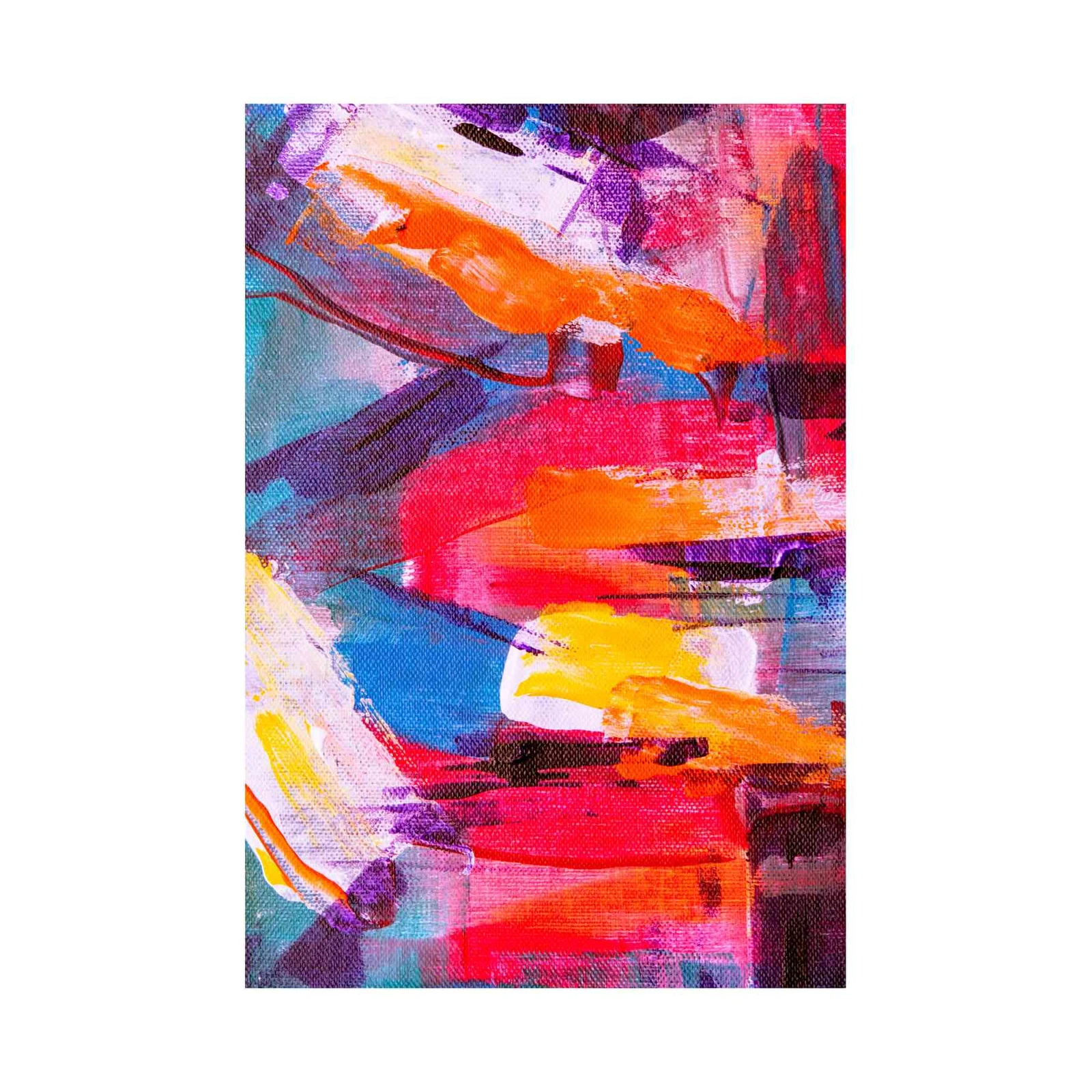 Vibrant Abstract Expressionist Wall Art