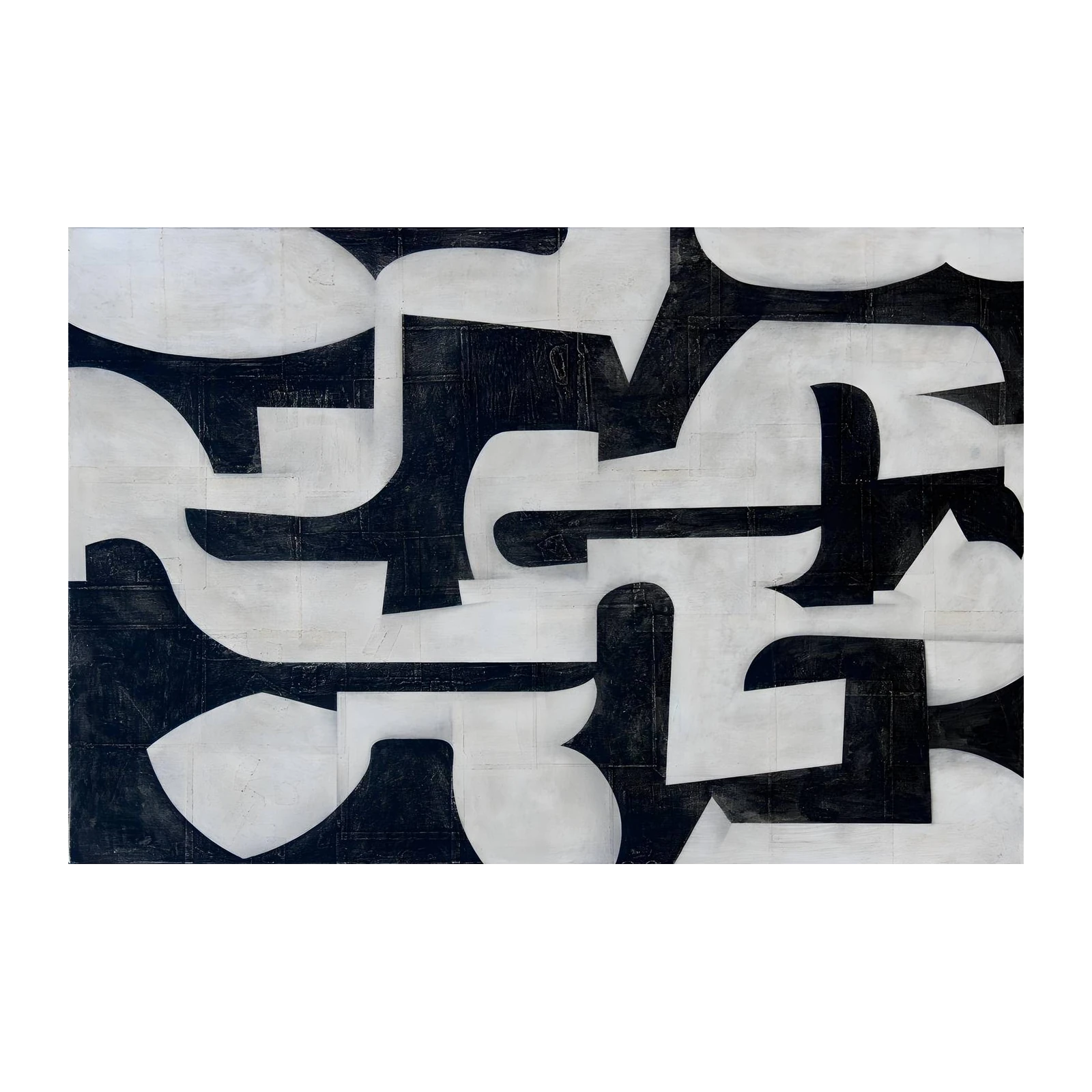 Abstract Geometric Flow Wall Art