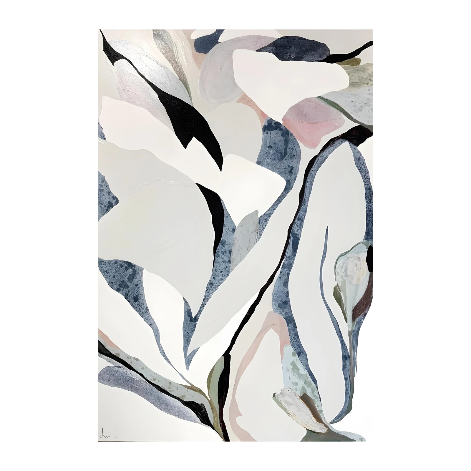Abstract Botanical Wall Art - Modern Wall Art