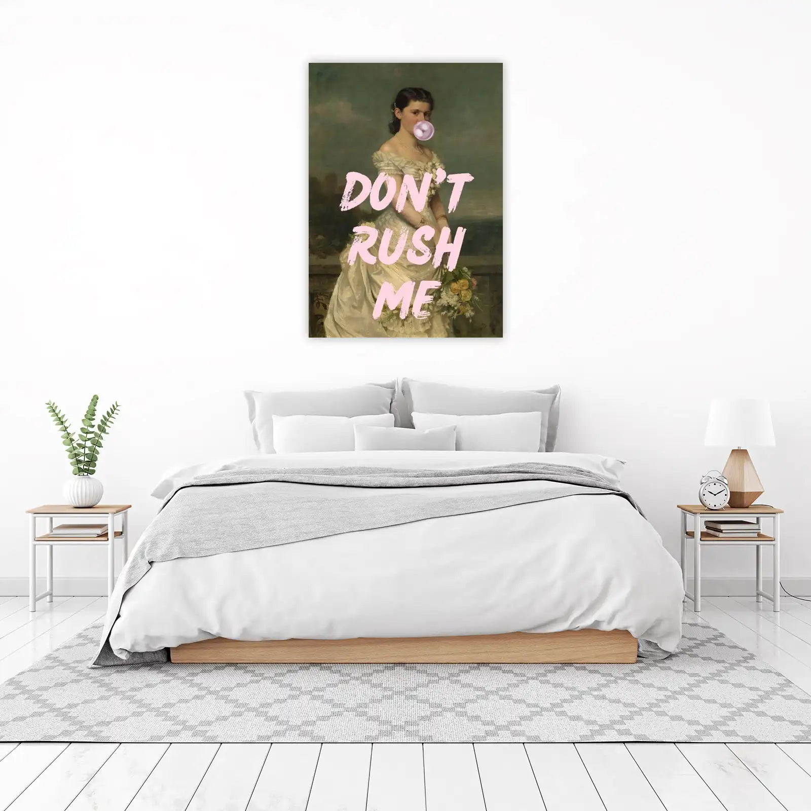 Vintage Portrait Bubblegum Wall Art