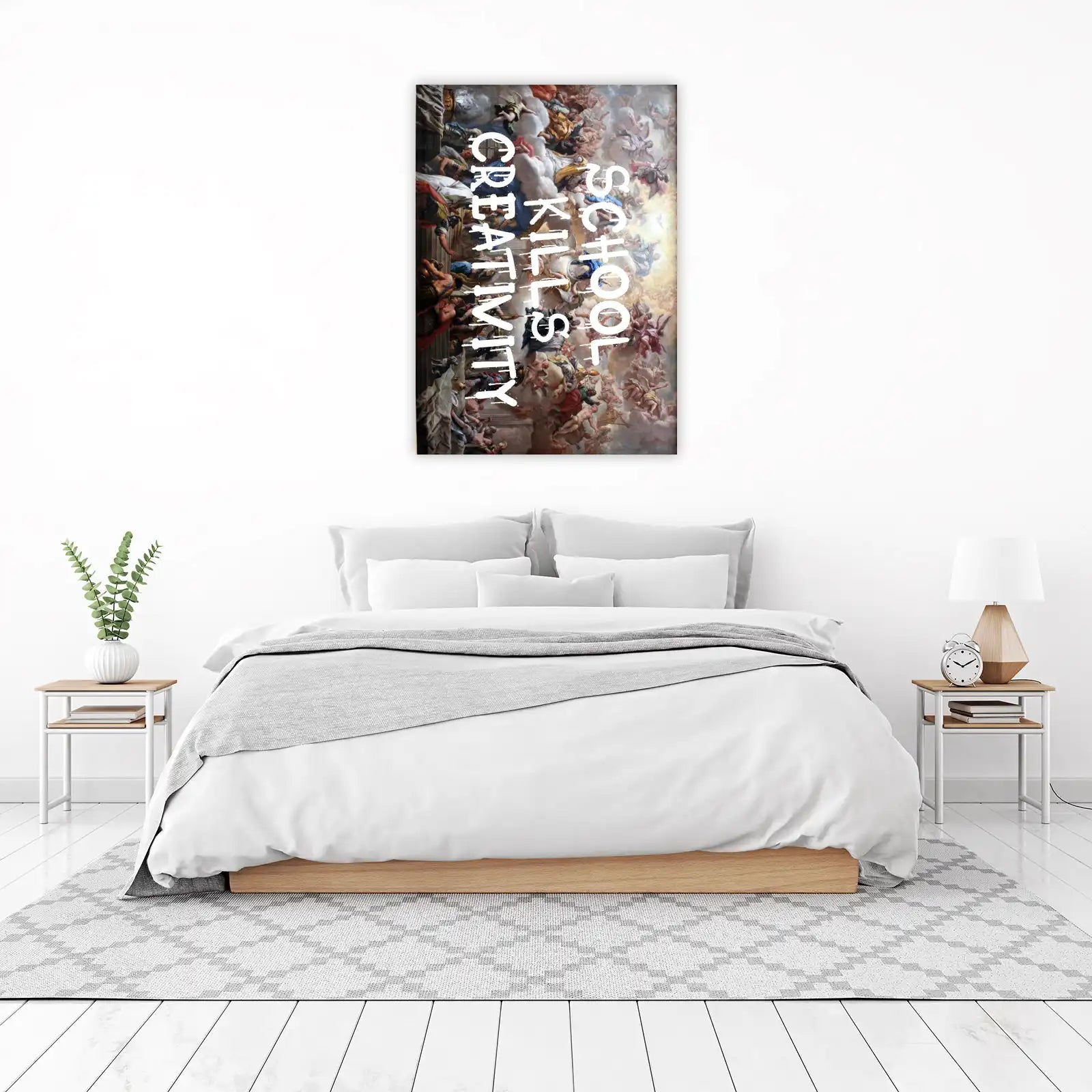 School Kills Creativity Graffiti Art Wall Art