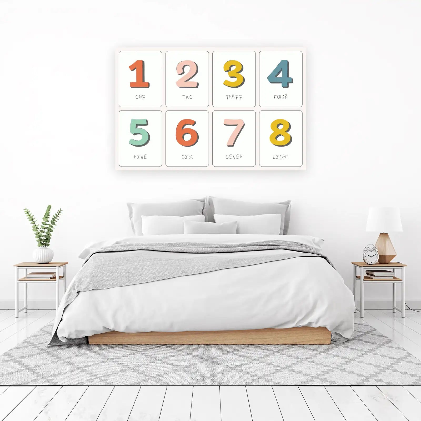 Educational Number Prints - Kids' Room Wall Art