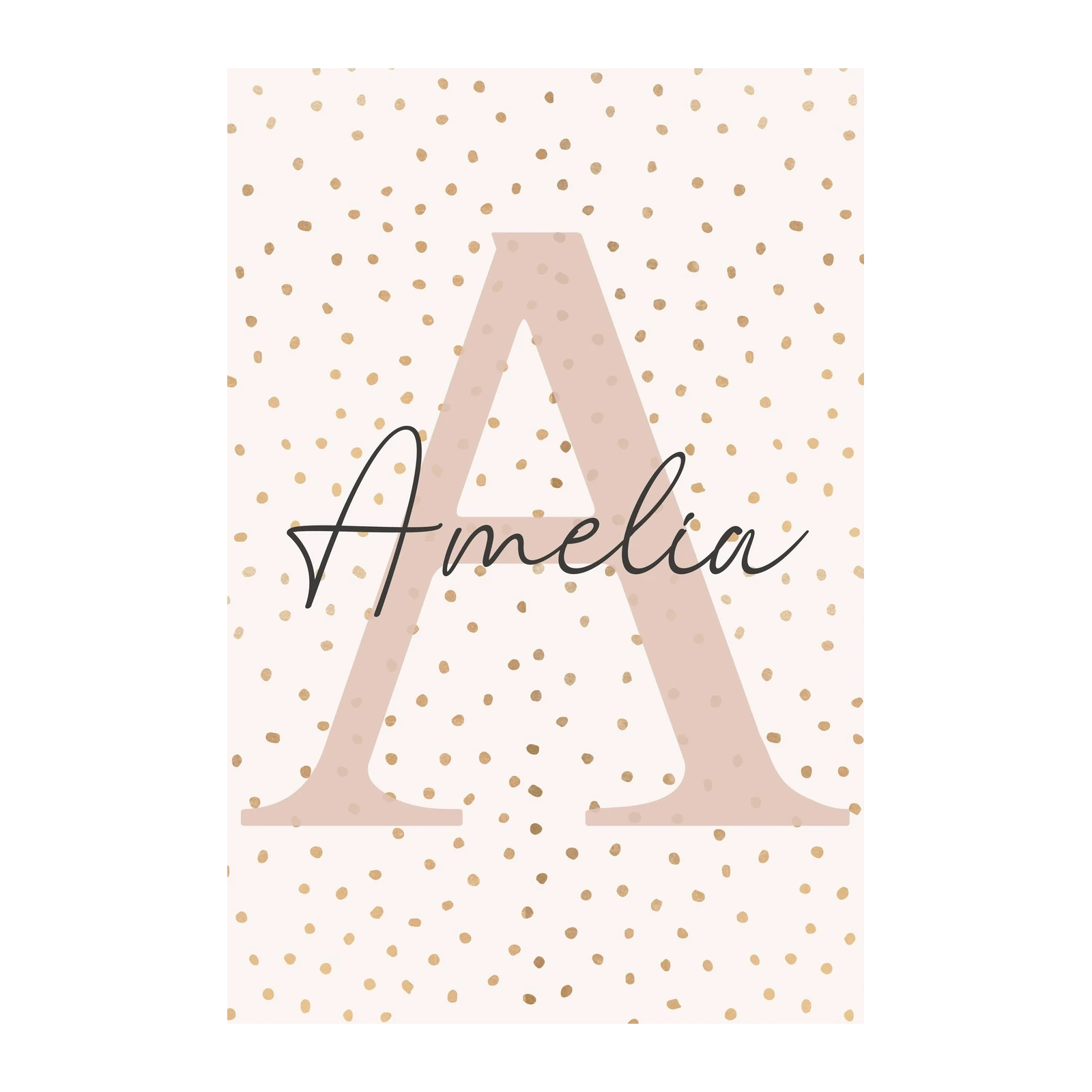Personalized Amelia Name Art Wall Art