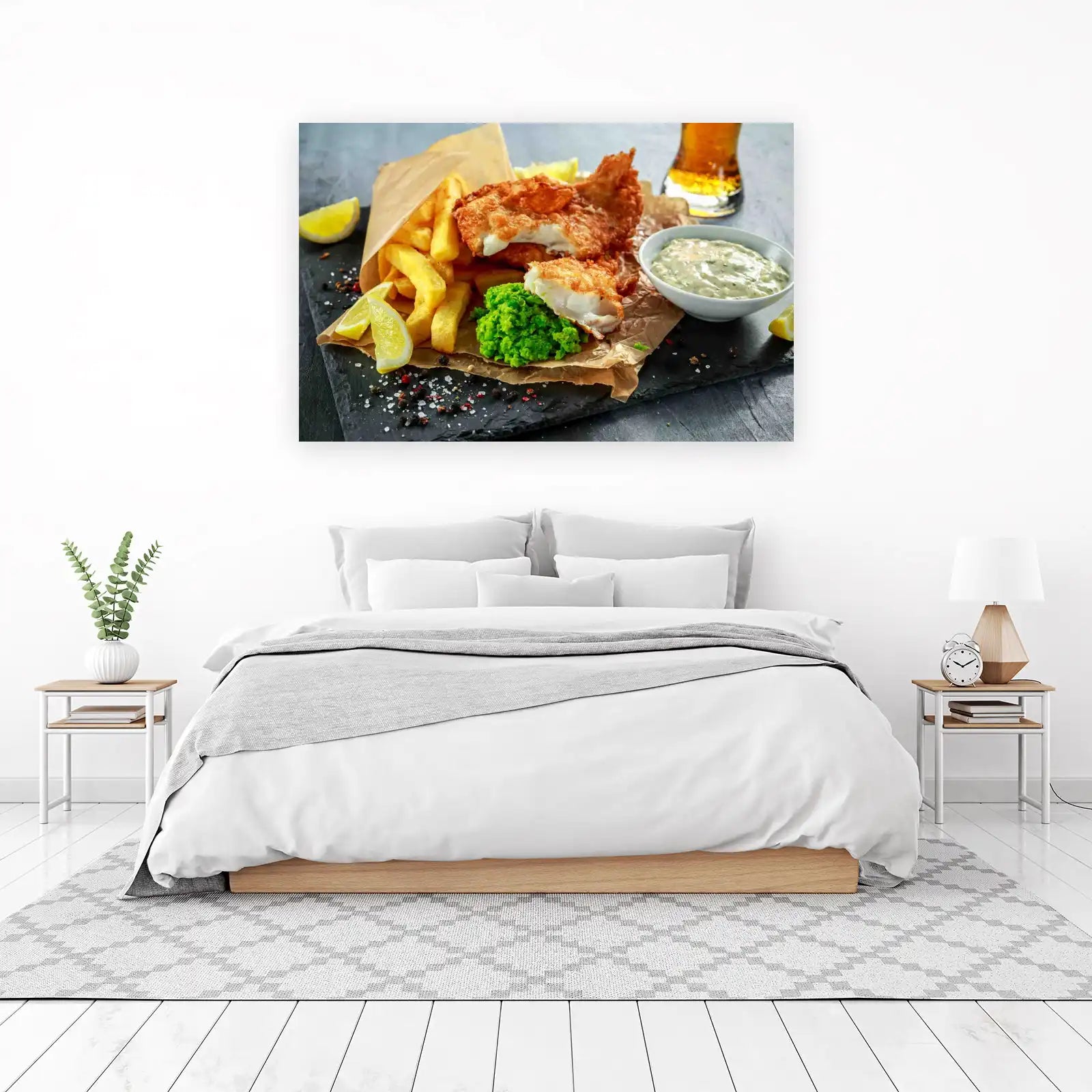 Delicious Fish & Chips Wall Art