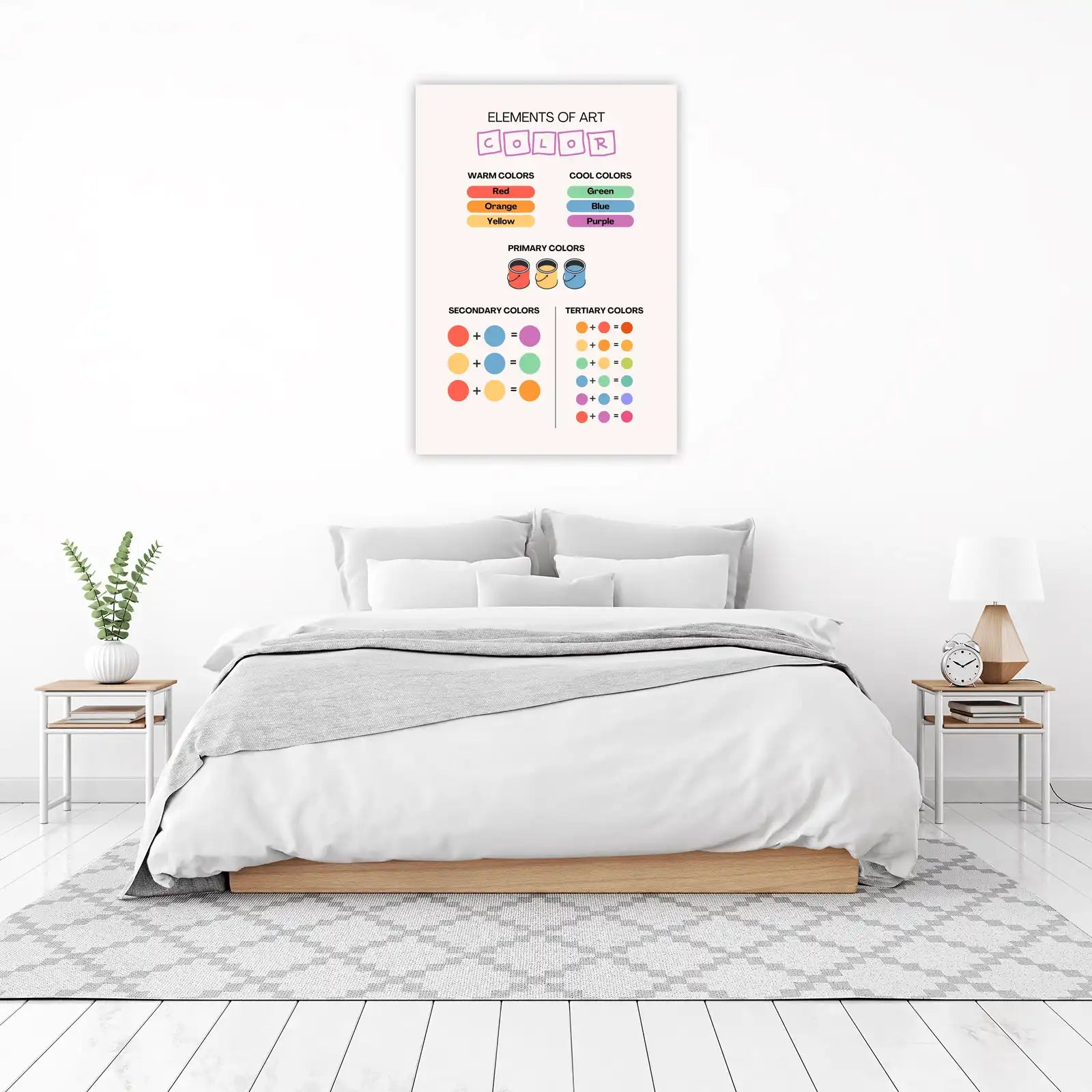 Elements of Color Art Education Wall Art