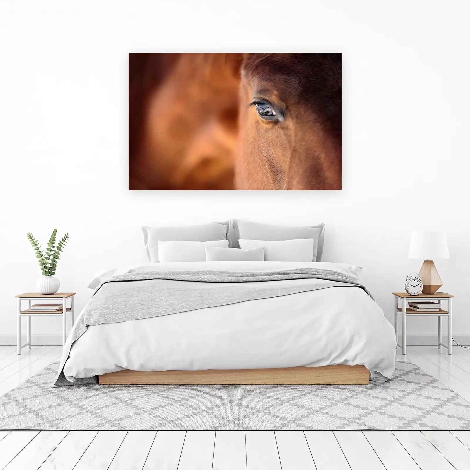 Majestic Horse Eye Close-up Wall Art