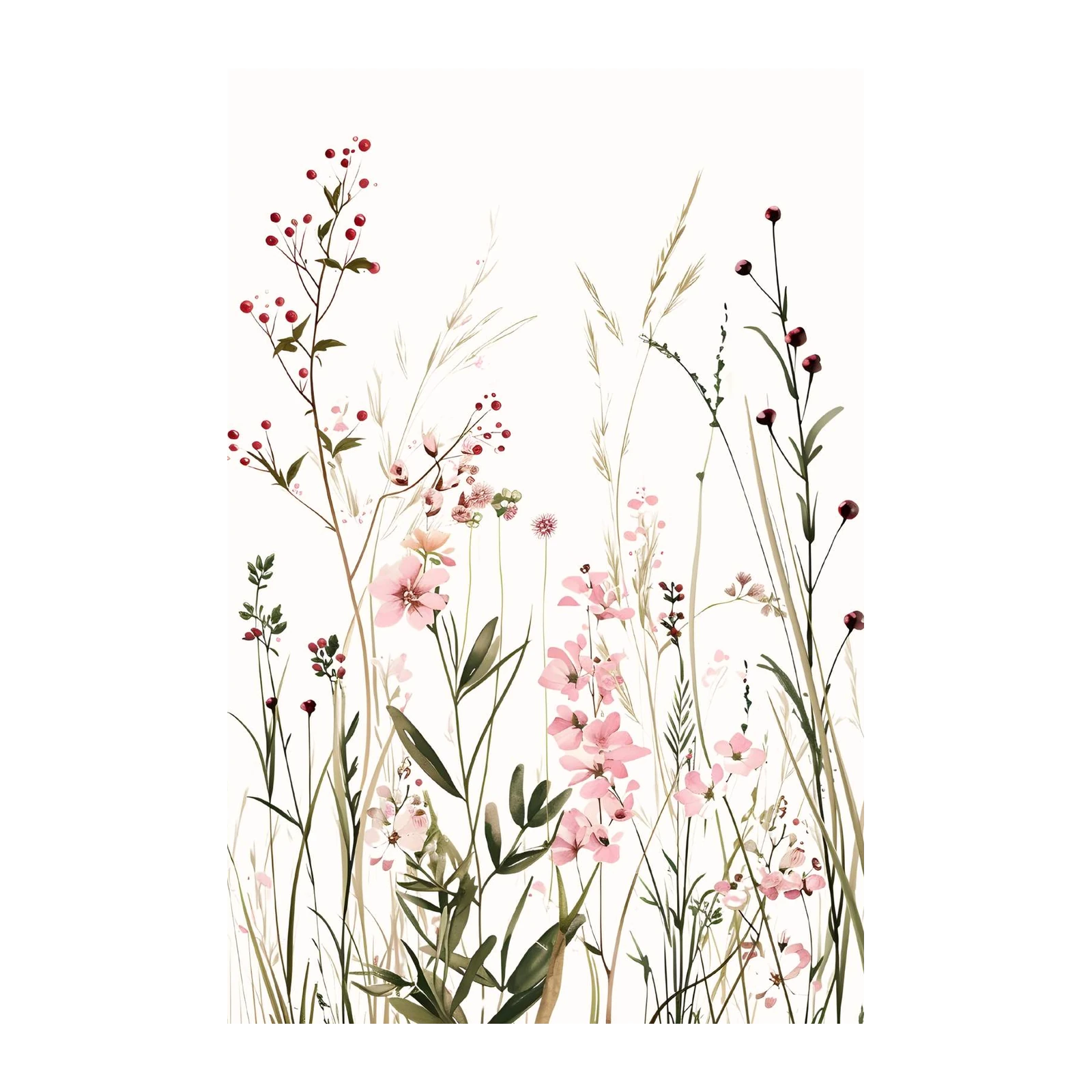 Whispers of Spring Wildflower Wall Art