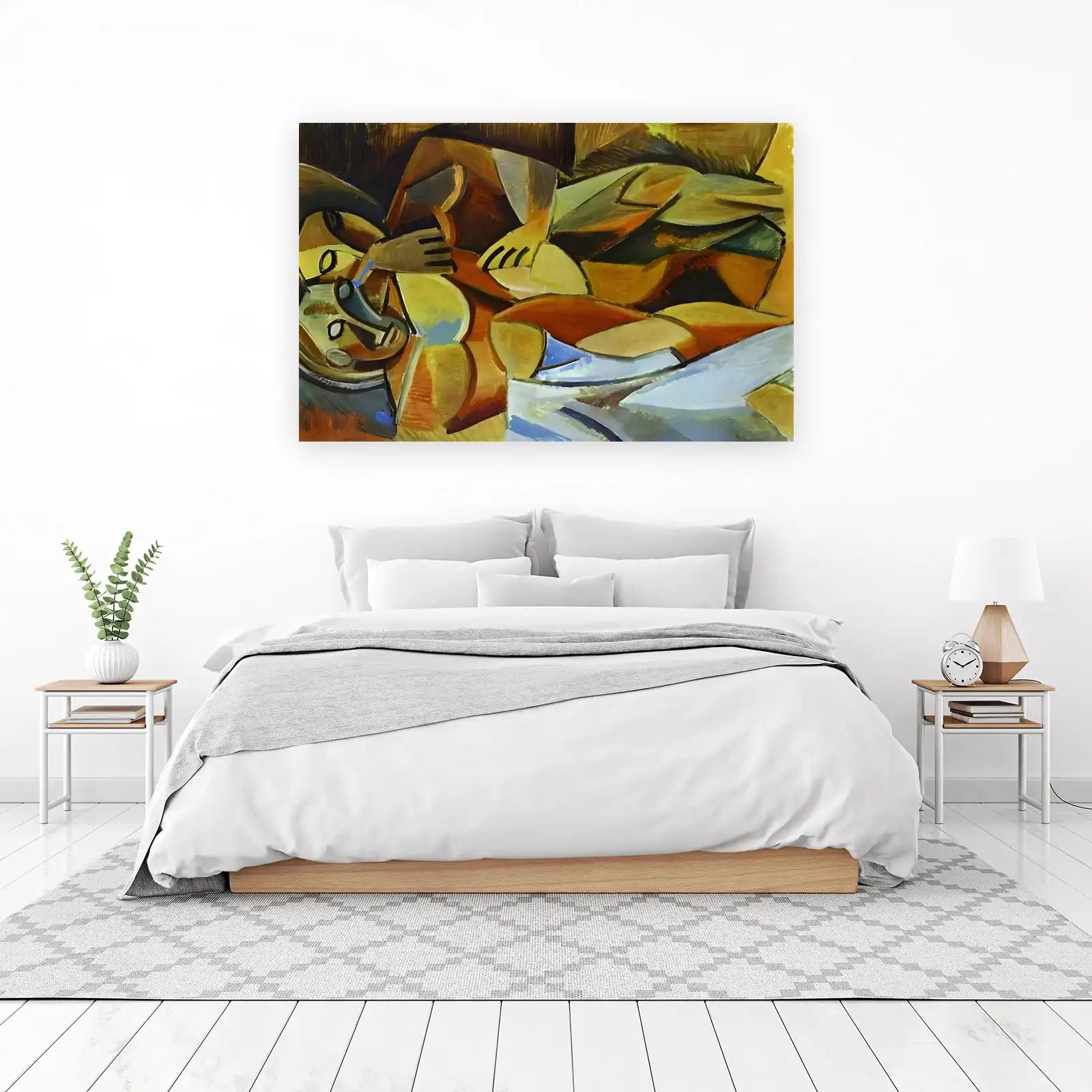 Abstract Nude Figure Wall Art - Bold Art