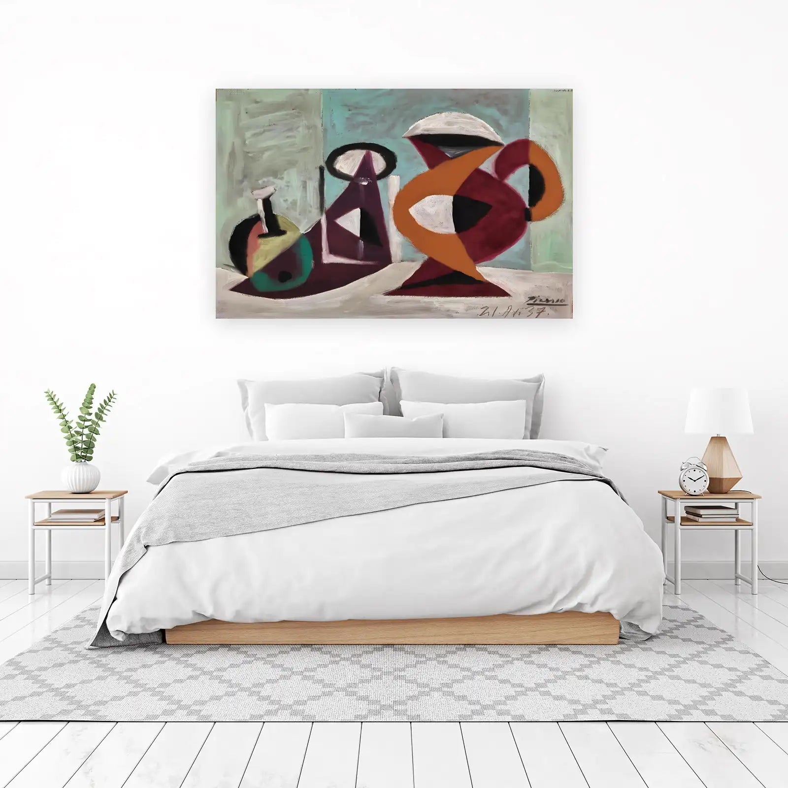 Abstract Still Life Picasso Inspired Wall Art