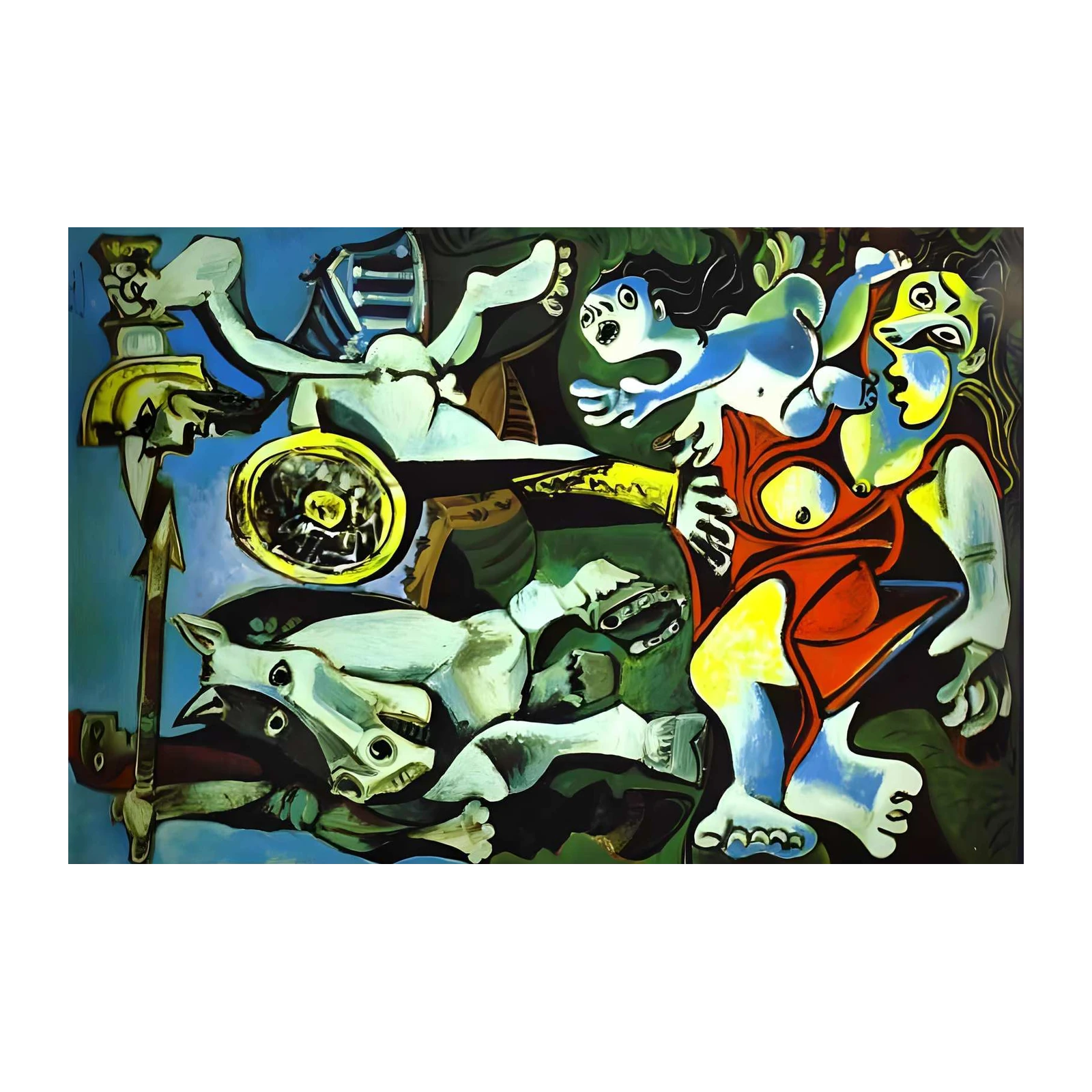 Expressive Figures & Horse Wall Art