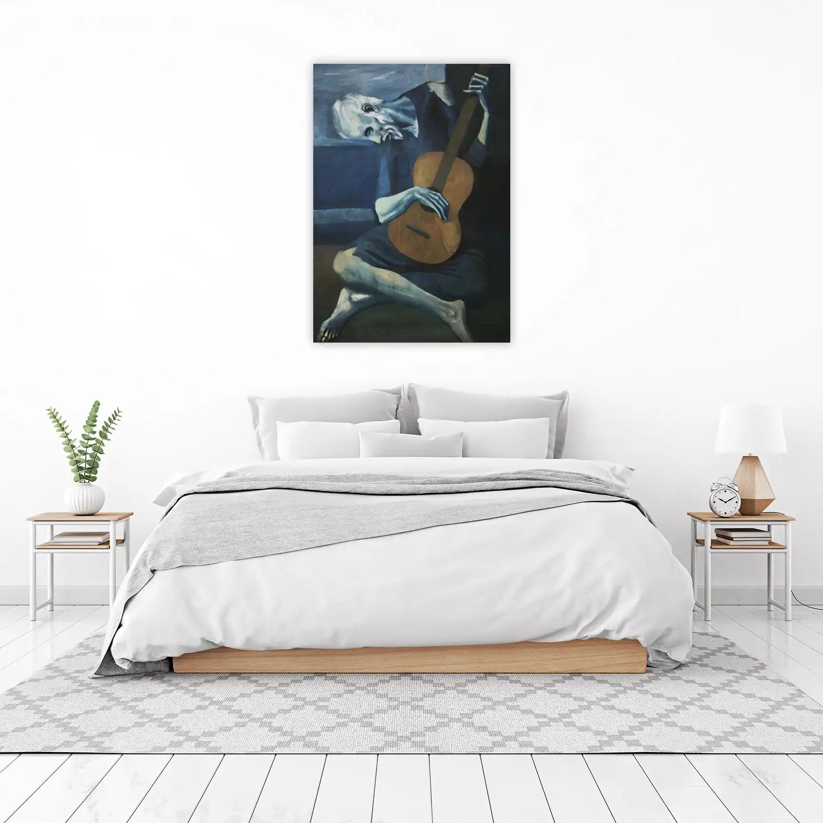 Blue Period Guitarist Wall Art - Picasso Art