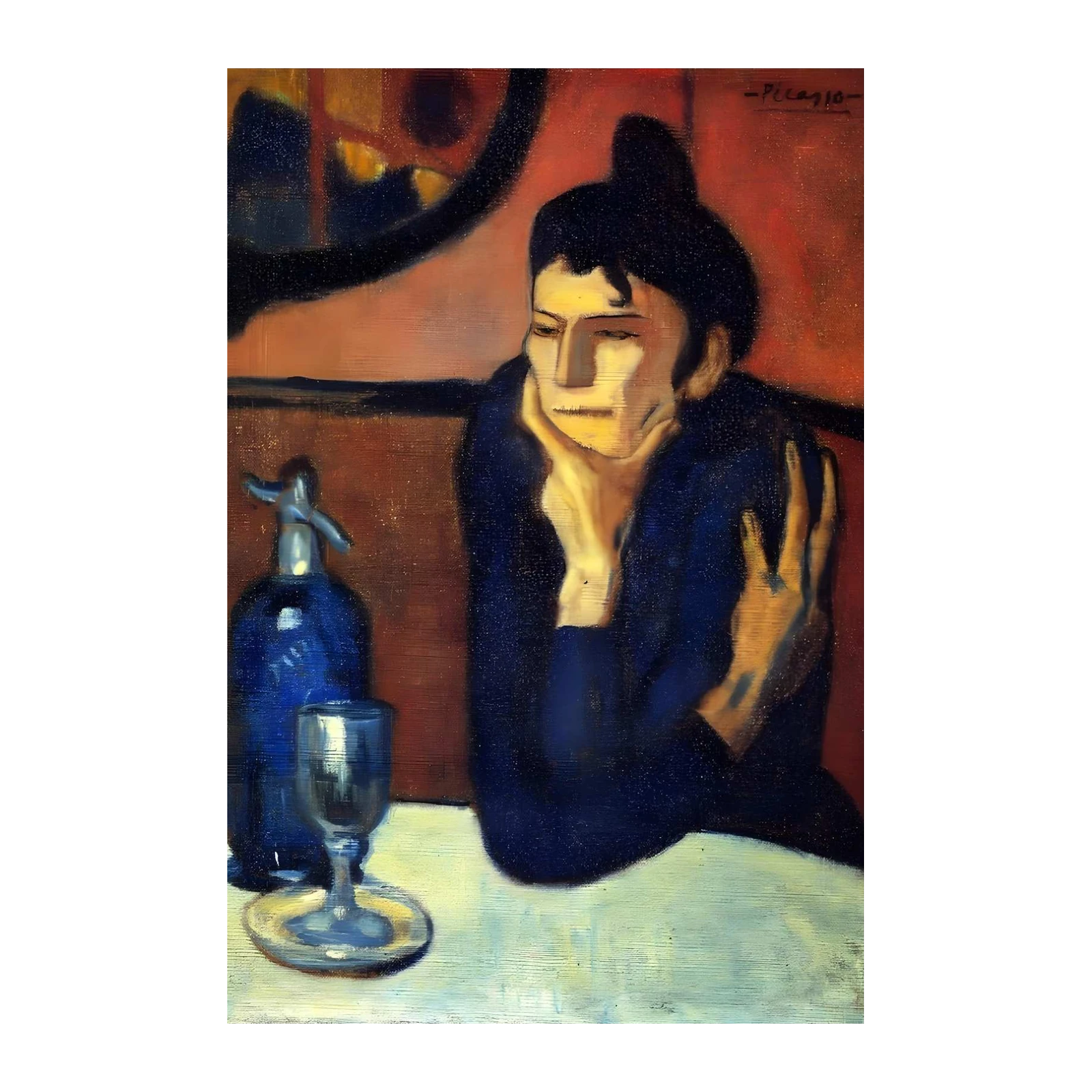 Picasso Blue Period Woman Wall Art