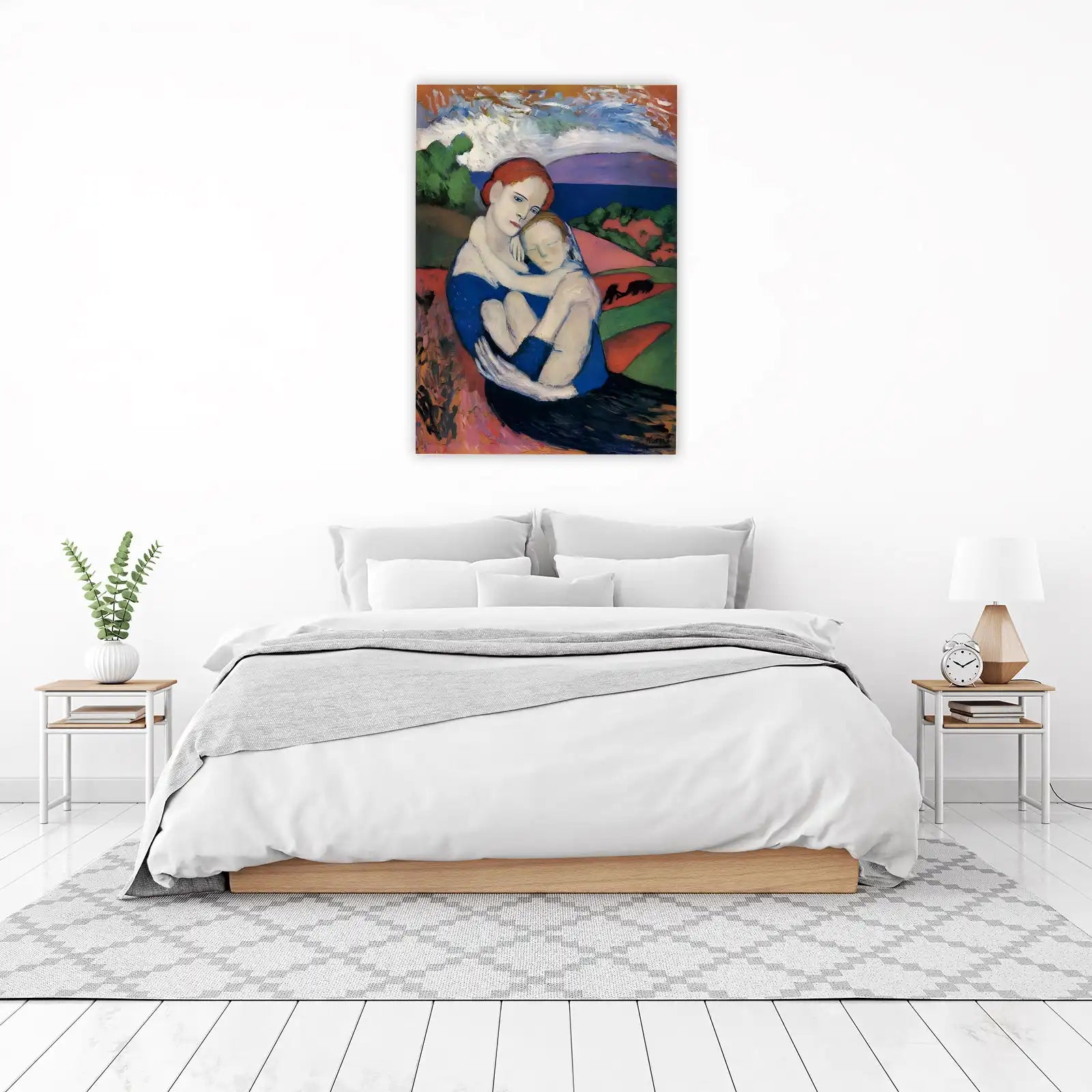 Mother's Embrace Figurative Art Wall Art