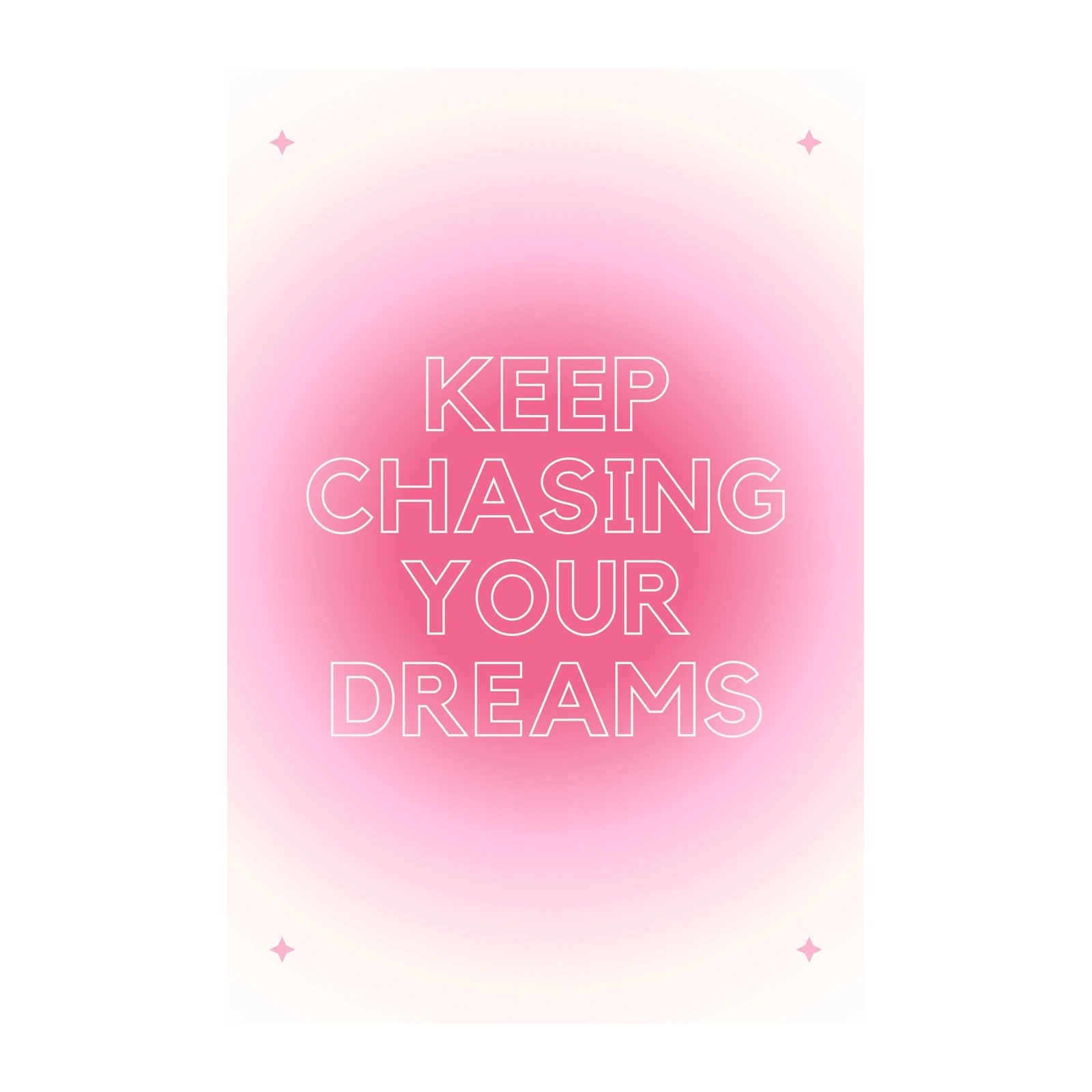 Inspirational Dream Chaser Wall Art