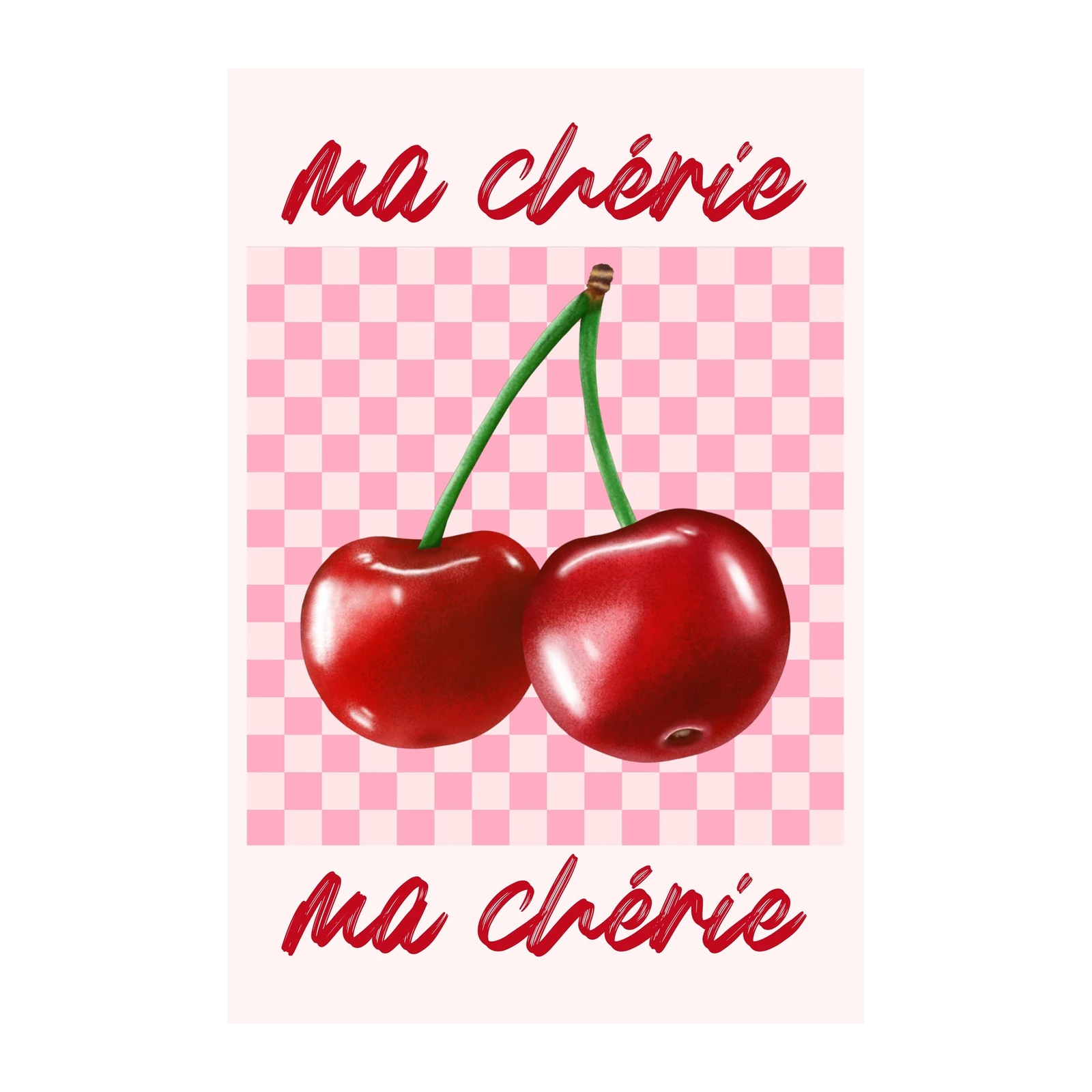 Sweet Cherries Ma Cherie Wall Art