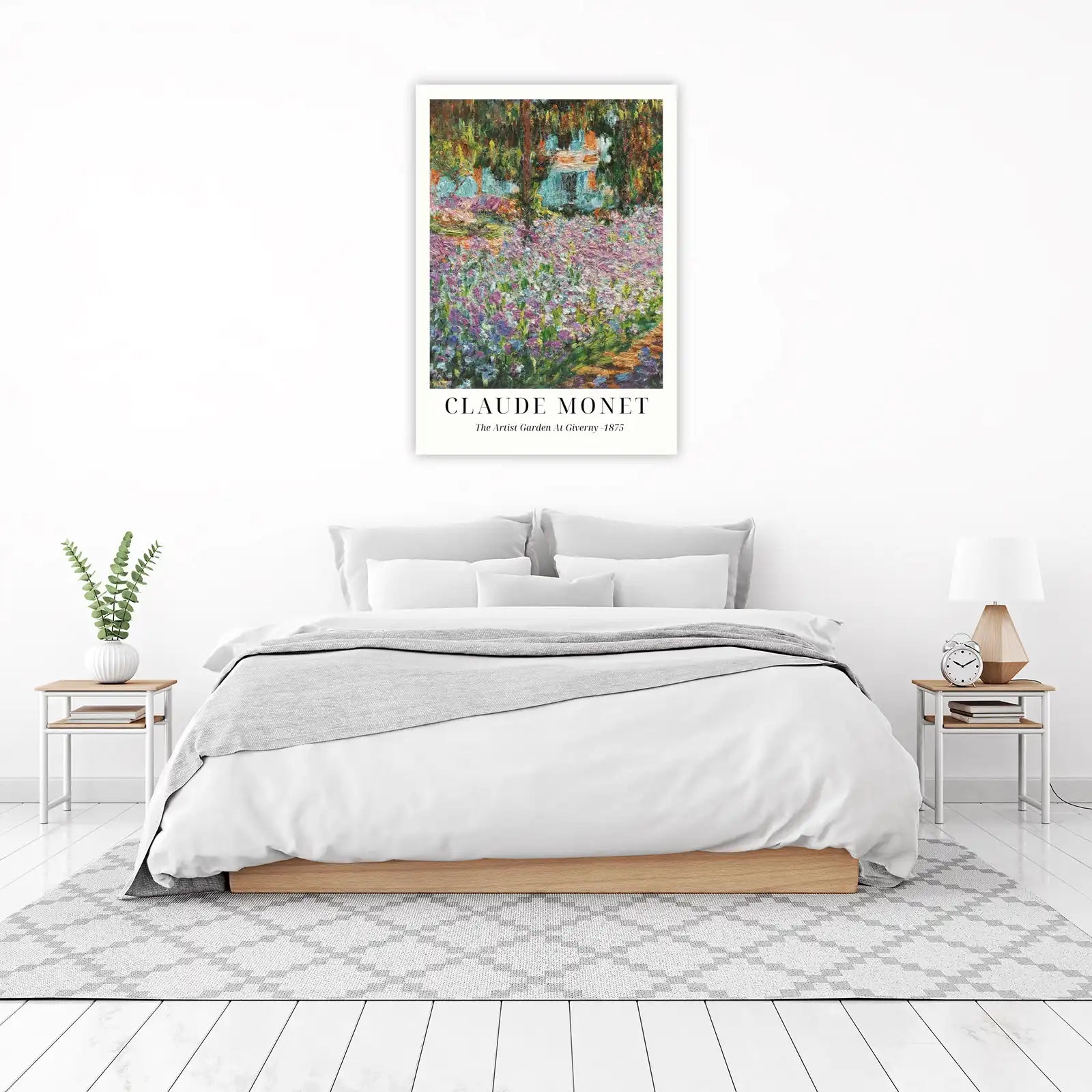 Monet's Garden At Giverny Impressionist Wall Art